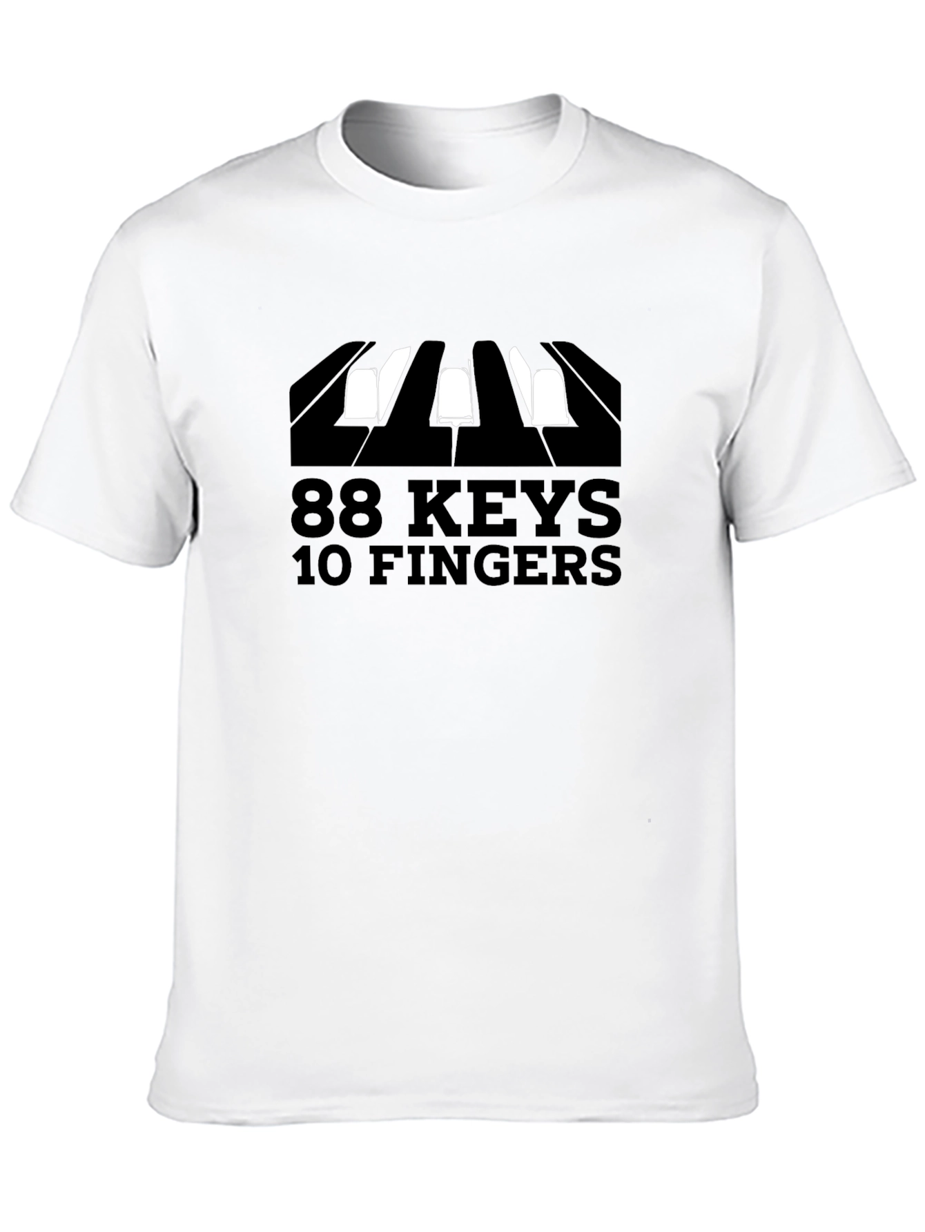88 Keys 10 Fingers Piano T-Shirt