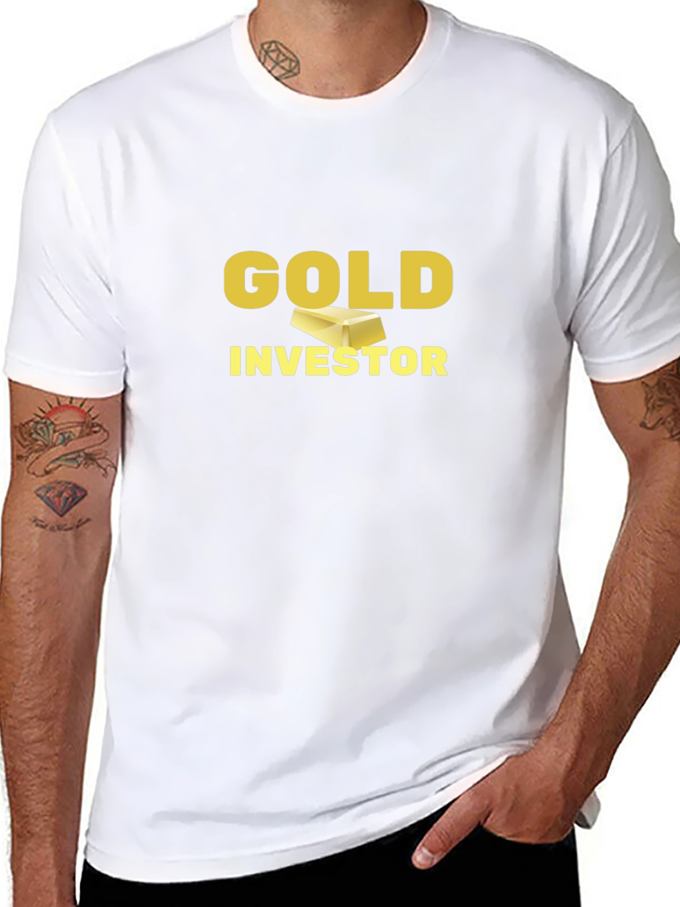 Gold Investor T-Shirt - Bullion Design