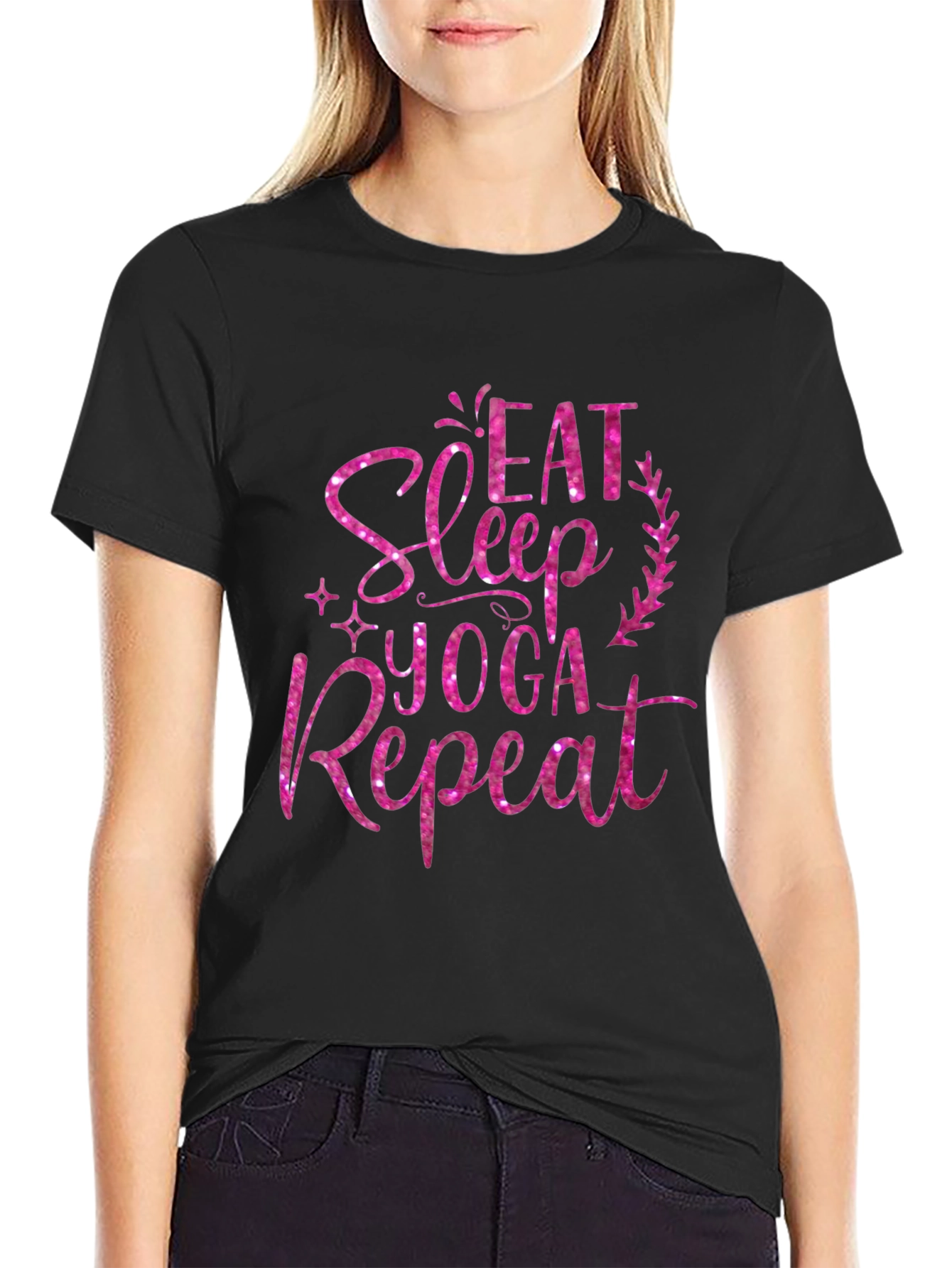 Eat Sleep Yoga Repeat T-Shirt