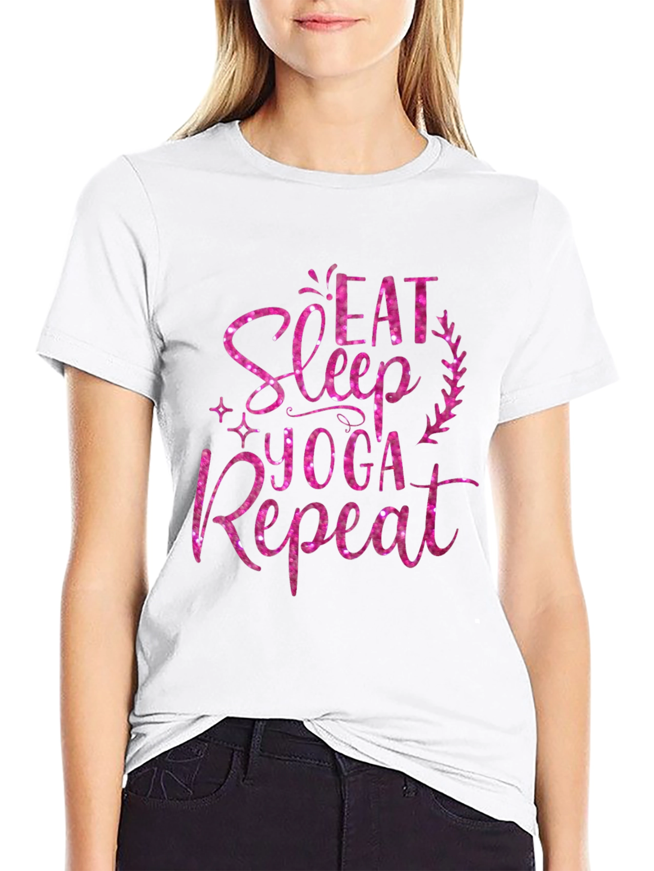 Eat Sleep Yoga Repeat T-Shirt