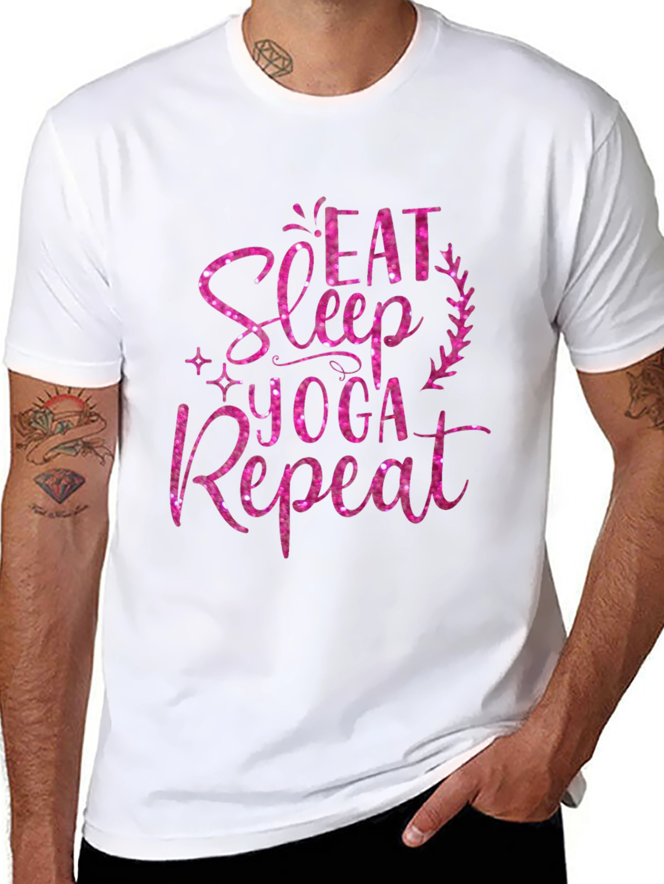 Eat Sleep Yoga Repeat T-Shirt