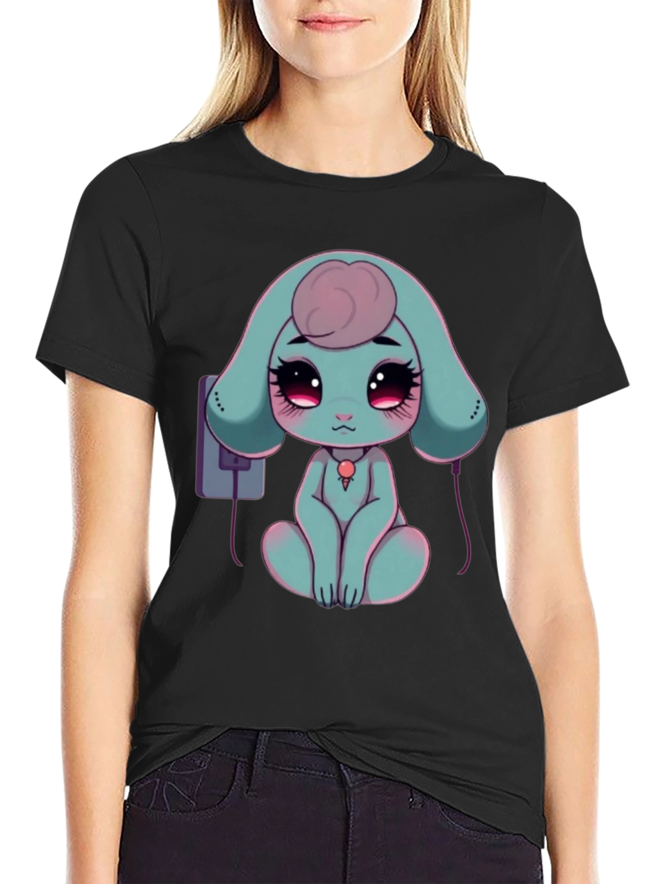 Cute Anime Bunny T-Shirt