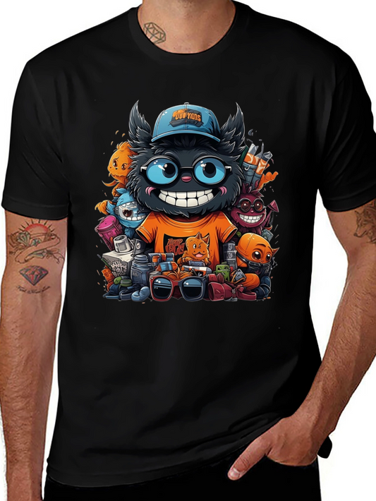 Cartoon Character Graphic T-Shirt