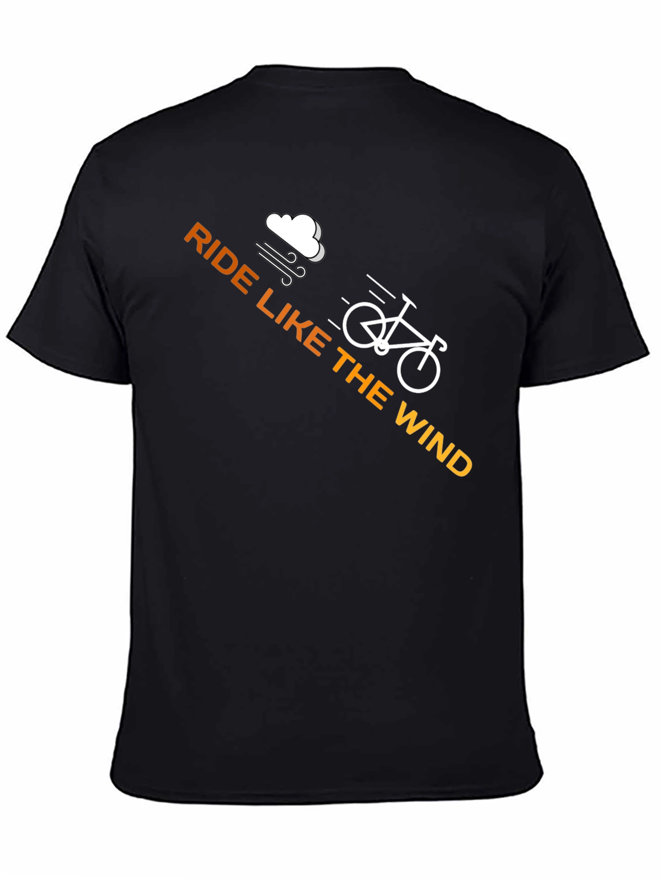 Ride Like the Wind Black Graphic Tee