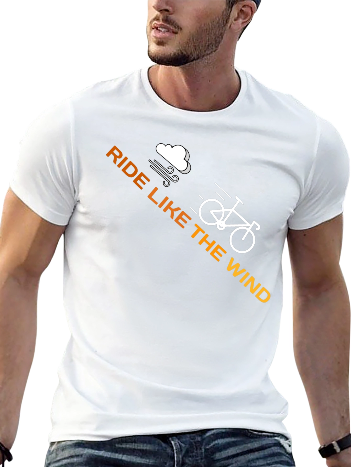Ride Like the Wind Black Graphic Tee