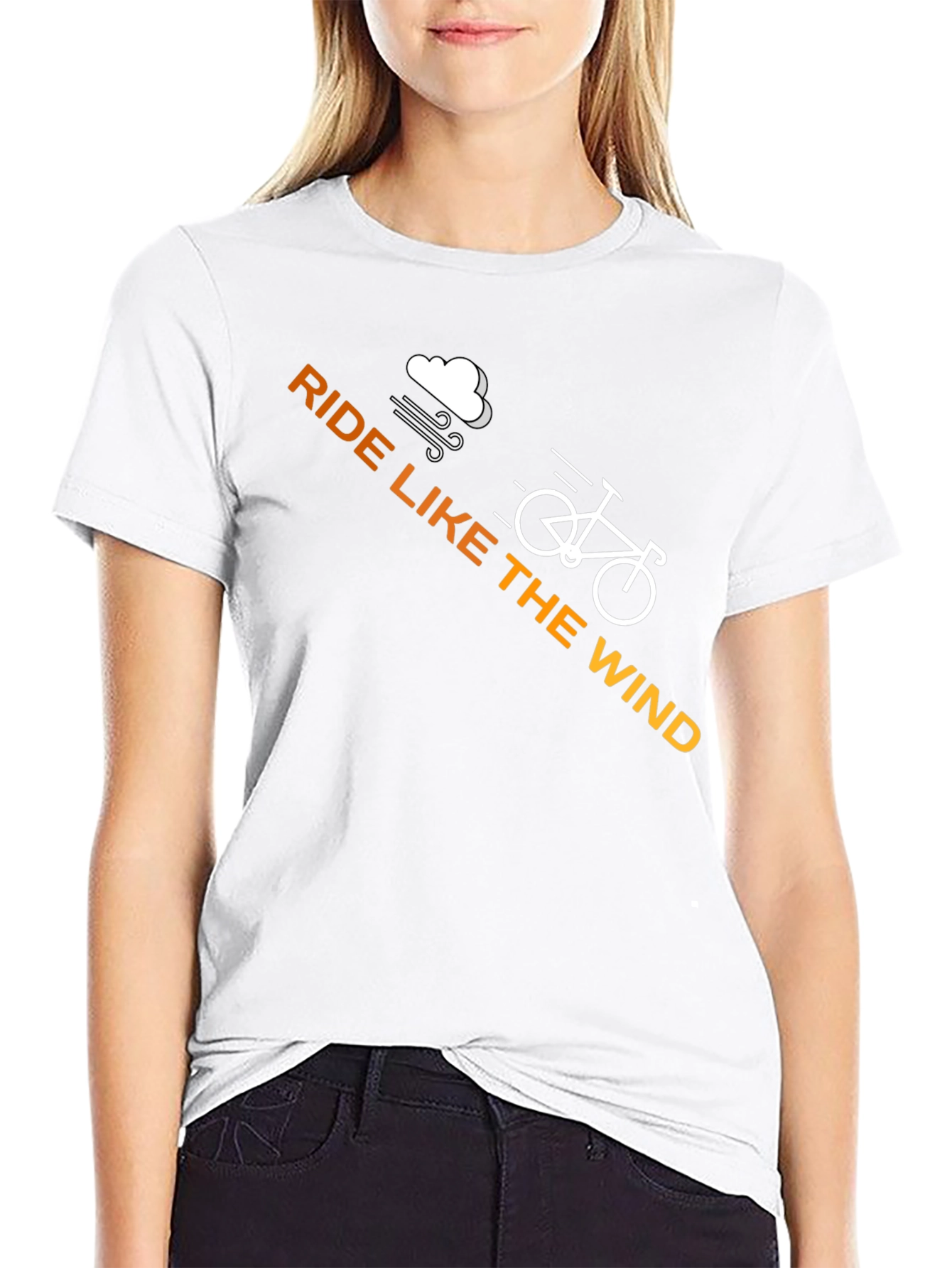 Ride Like the Wind Black Graphic Tee