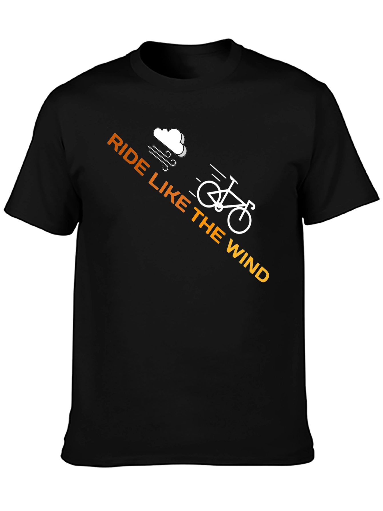 Ride Like the Wind Black Graphic Tee