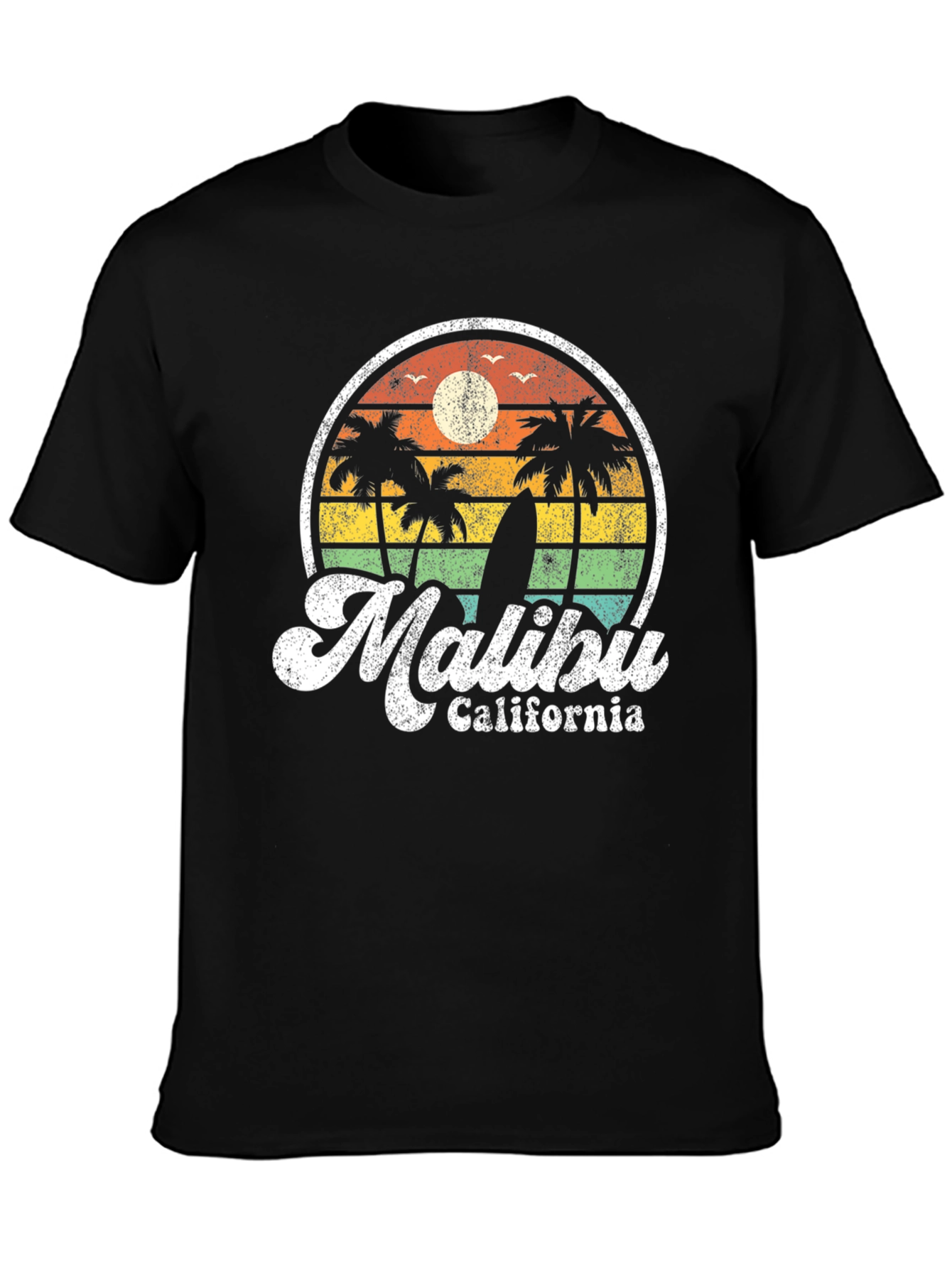 Malibu California Retro Graphic T-Shirt