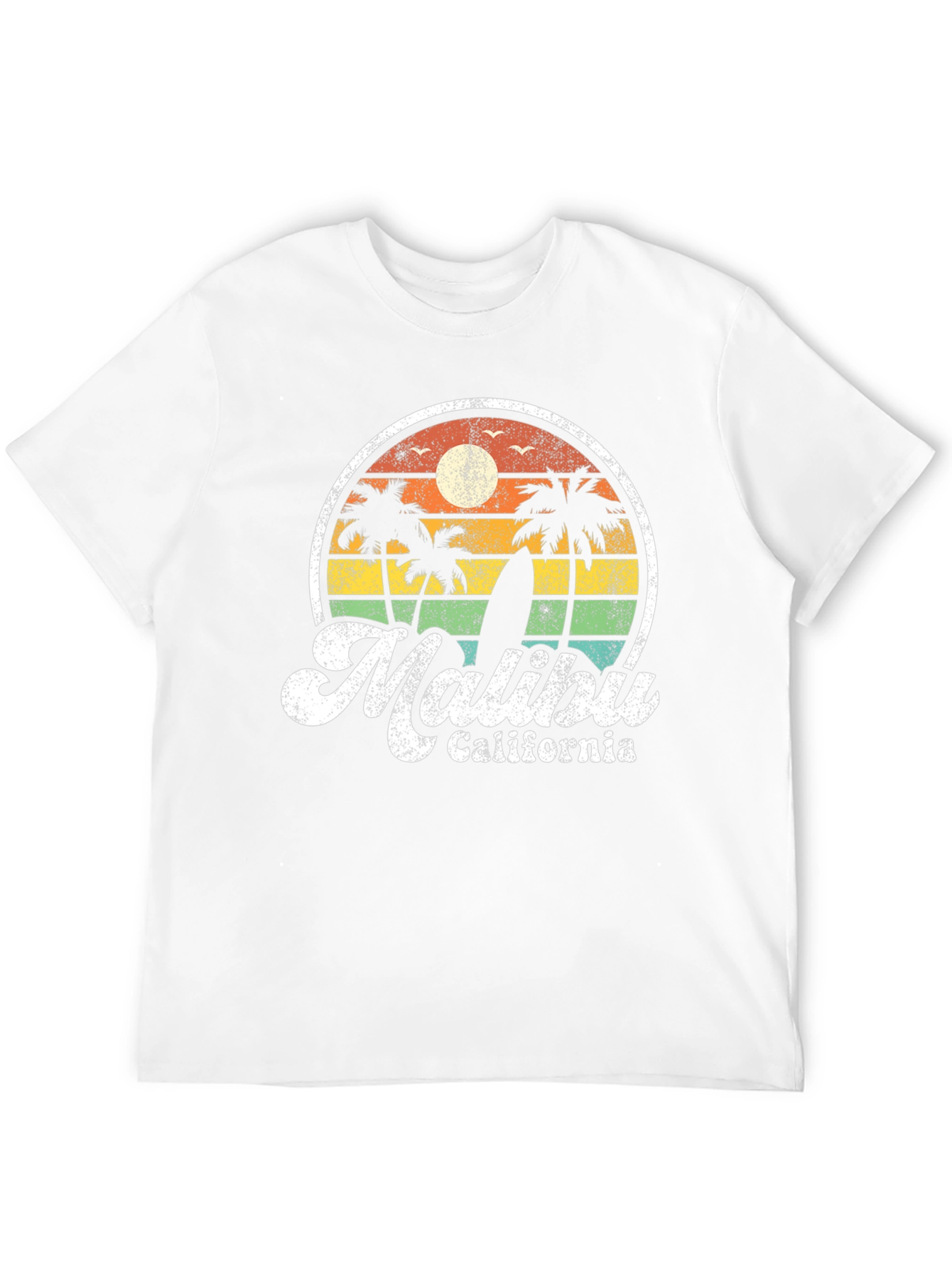 Malibu California Retro Graphic T-Shirt