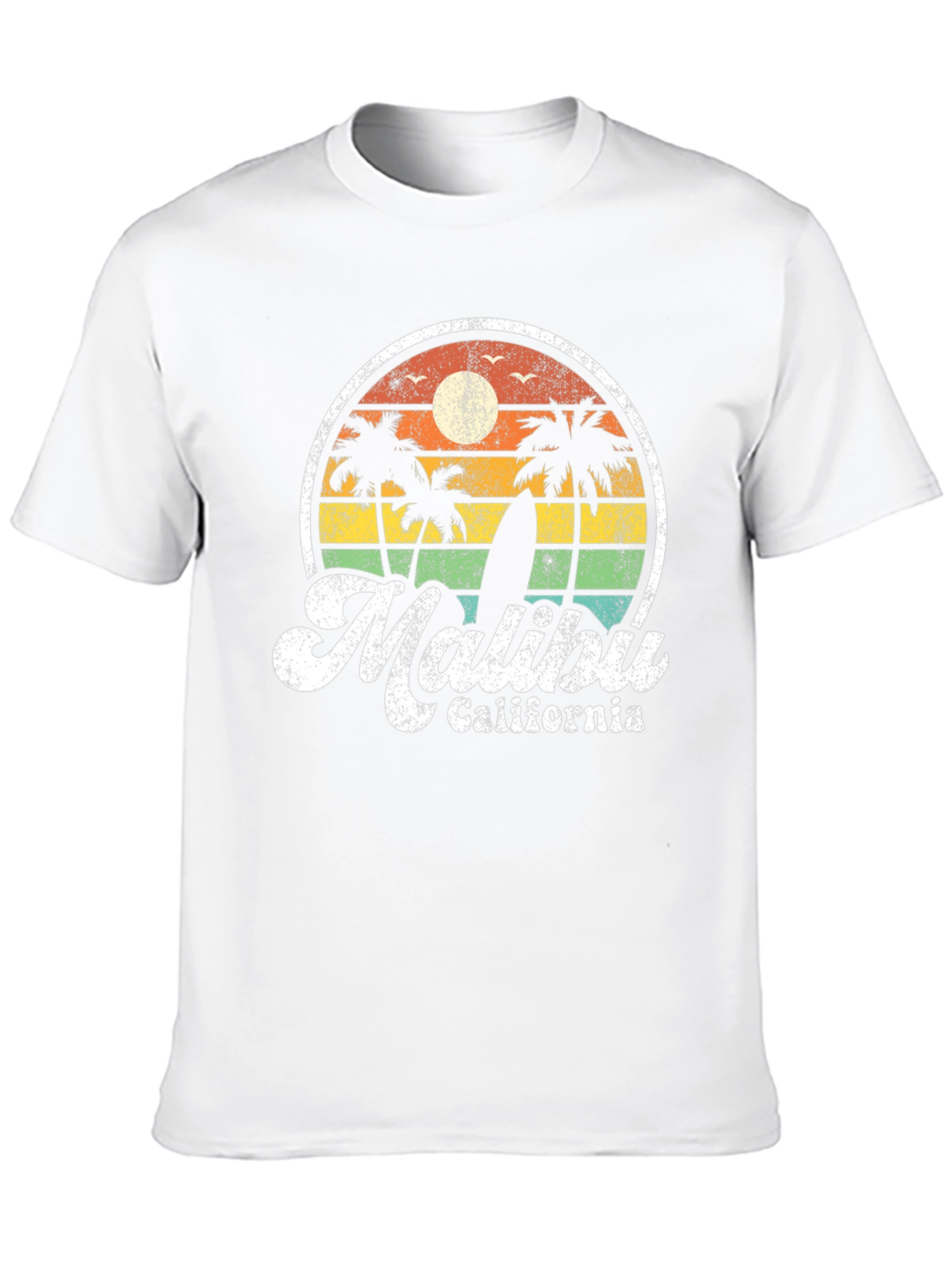 Malibu California Retro Graphic T-Shirt