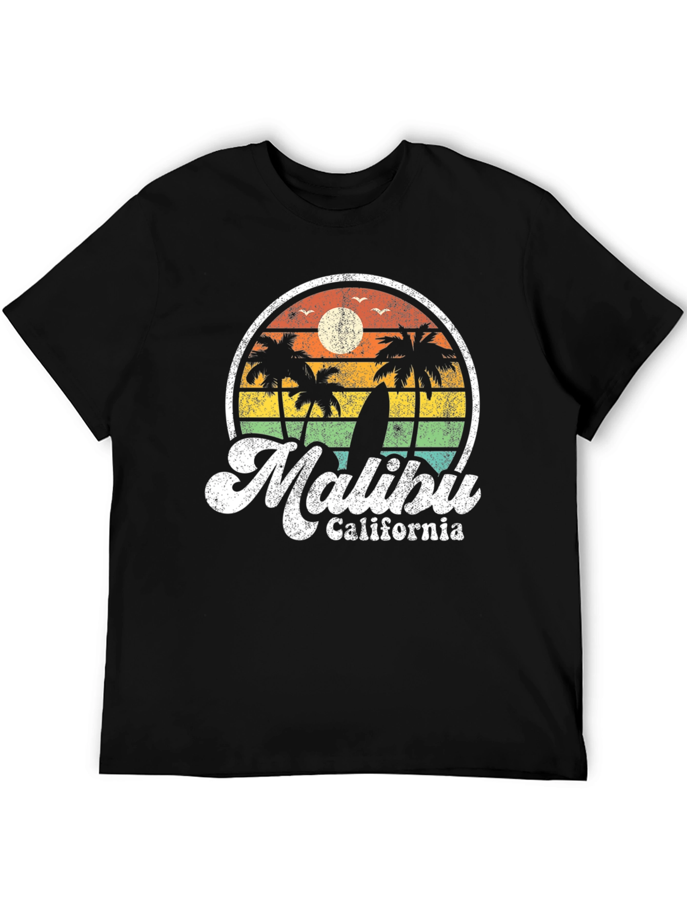 Malibu California Retro Graphic T-Shirt