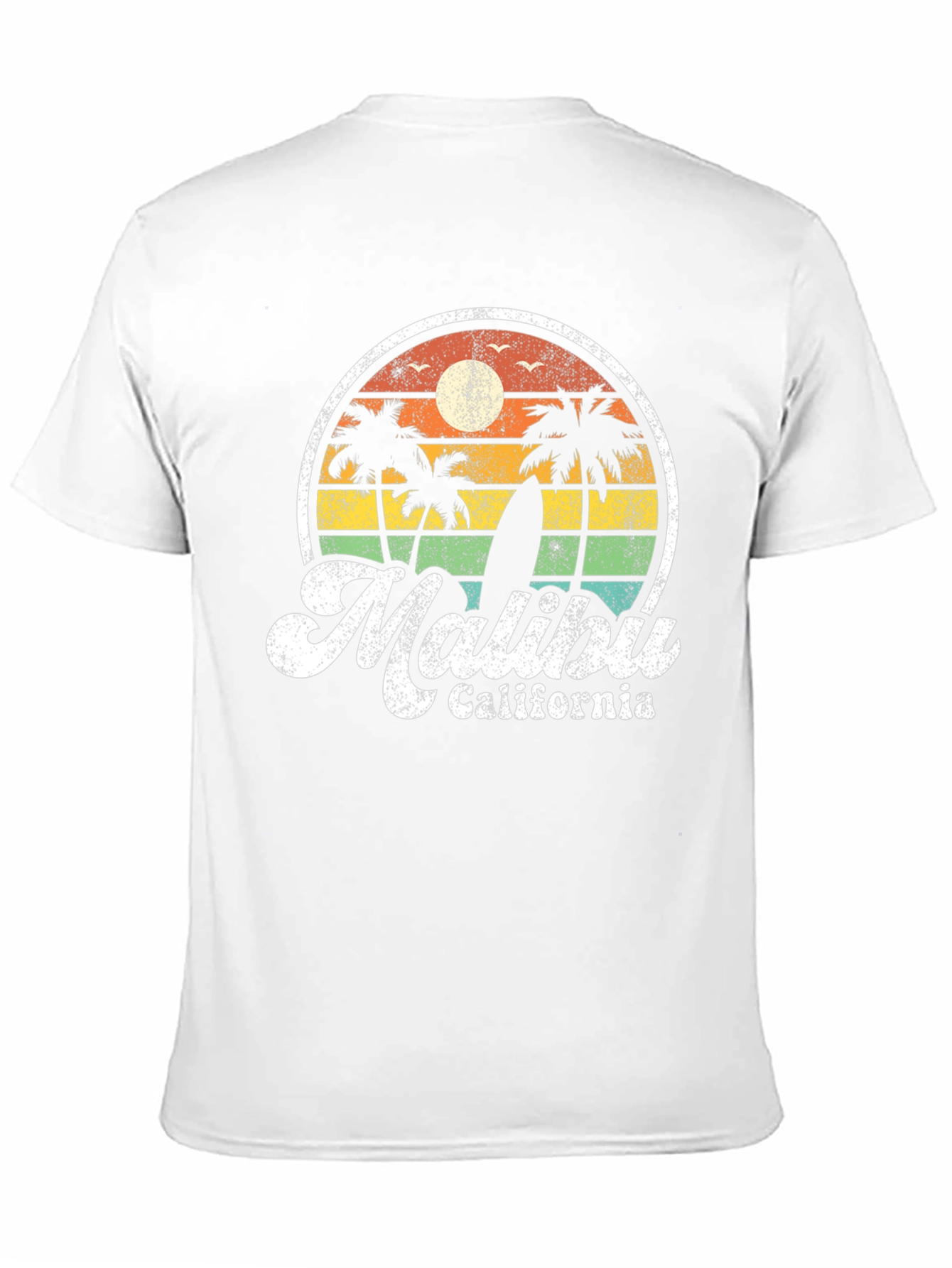 Malibu California Retro Graphic T-Shirt