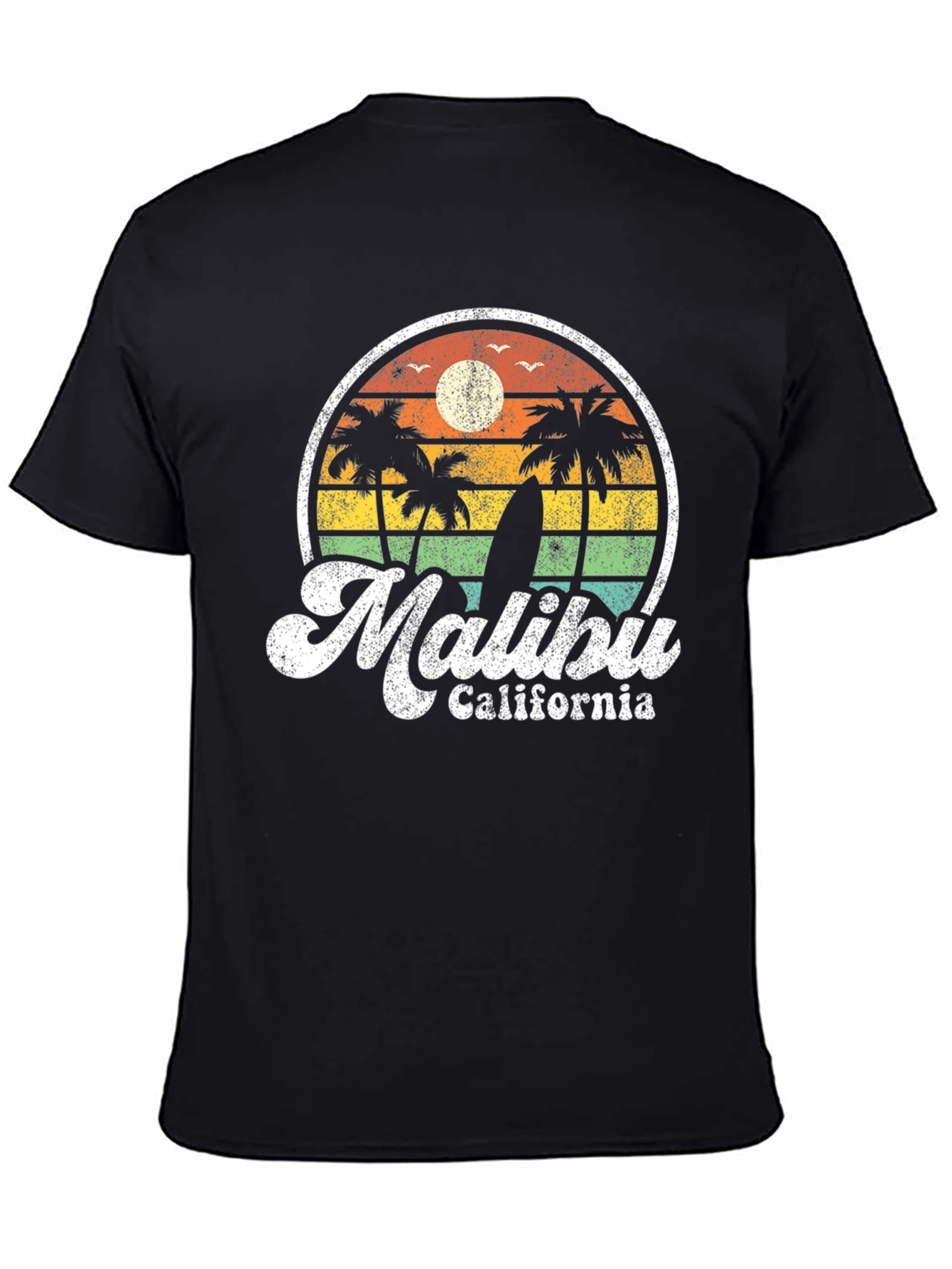 Malibu California Retro Graphic T-Shirt