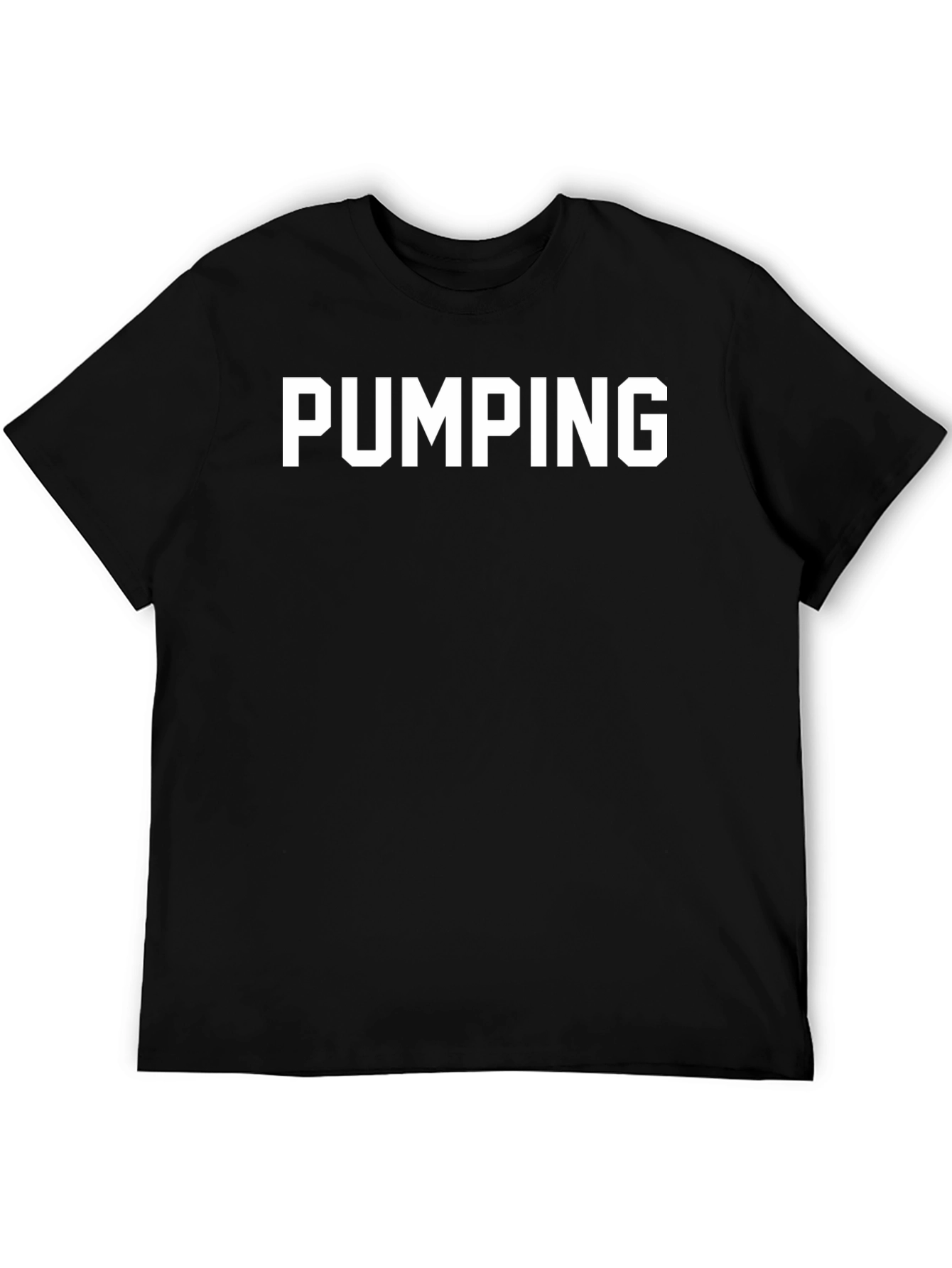 Pumping Black T-Shirt - Gym Workout Apparel