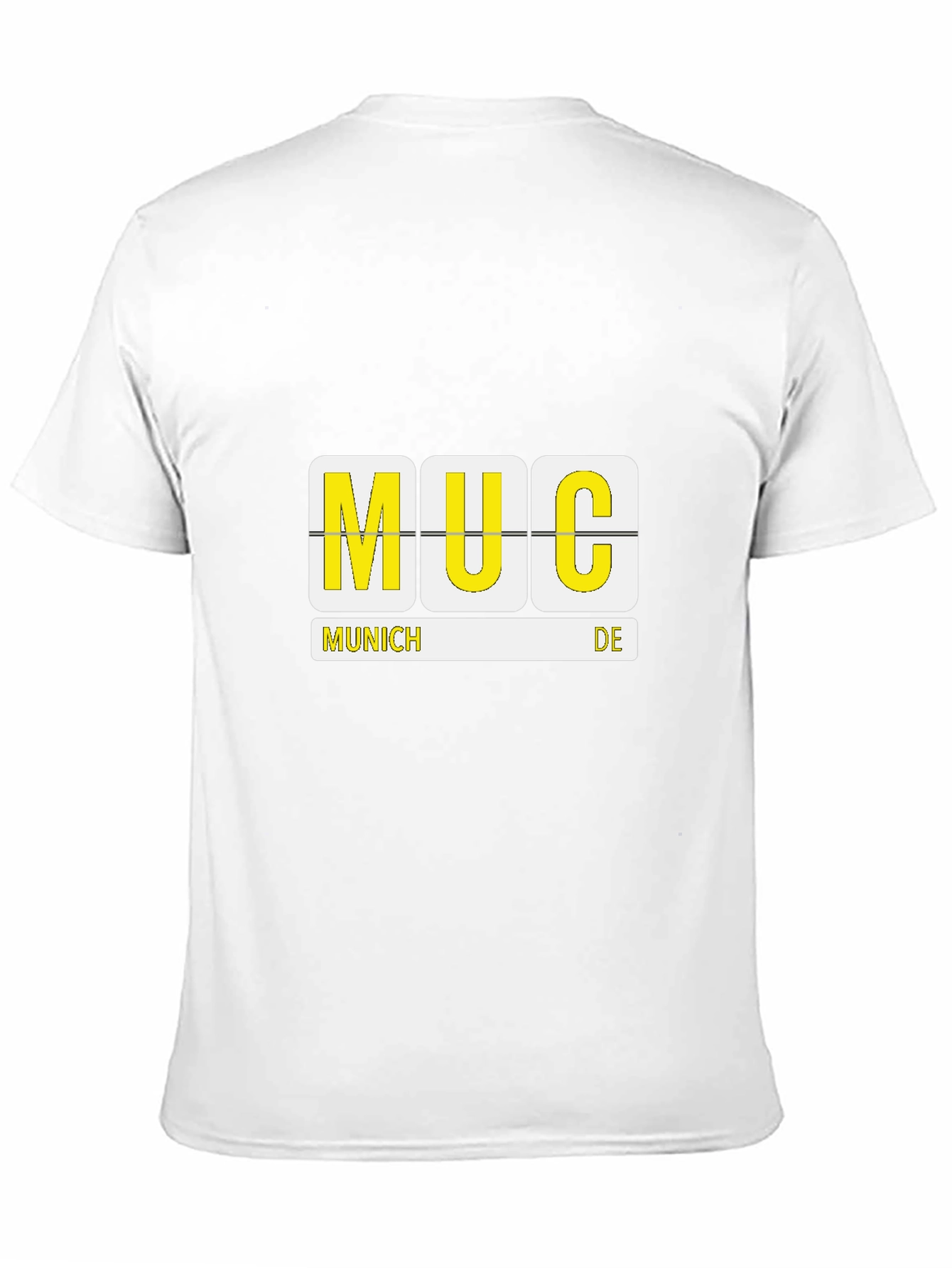 MUC Airport Code Black T-Shirt - Munich Germany