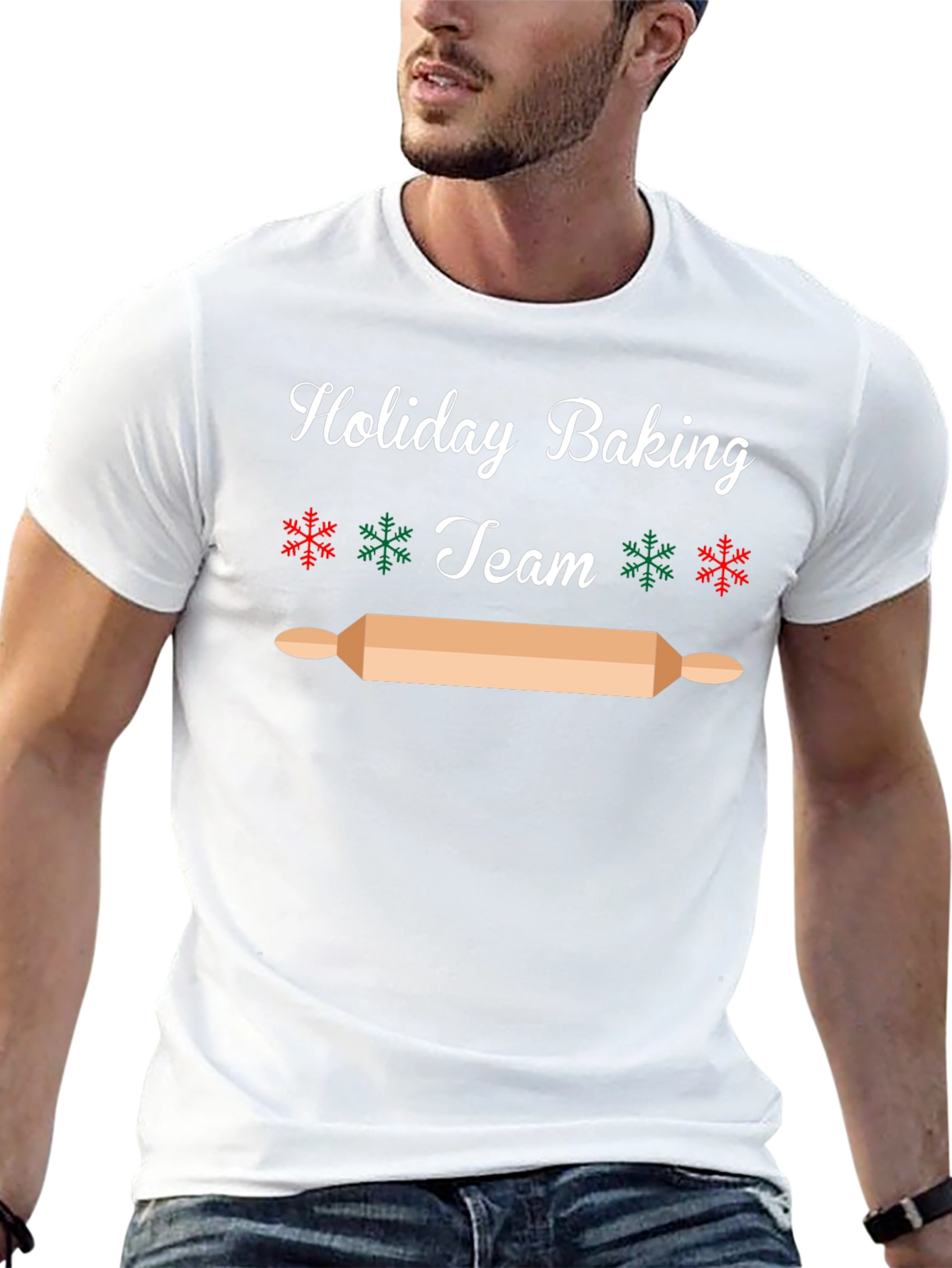 Holiday Baking Team T-Shirt - Festive Christmas Cook Apparel