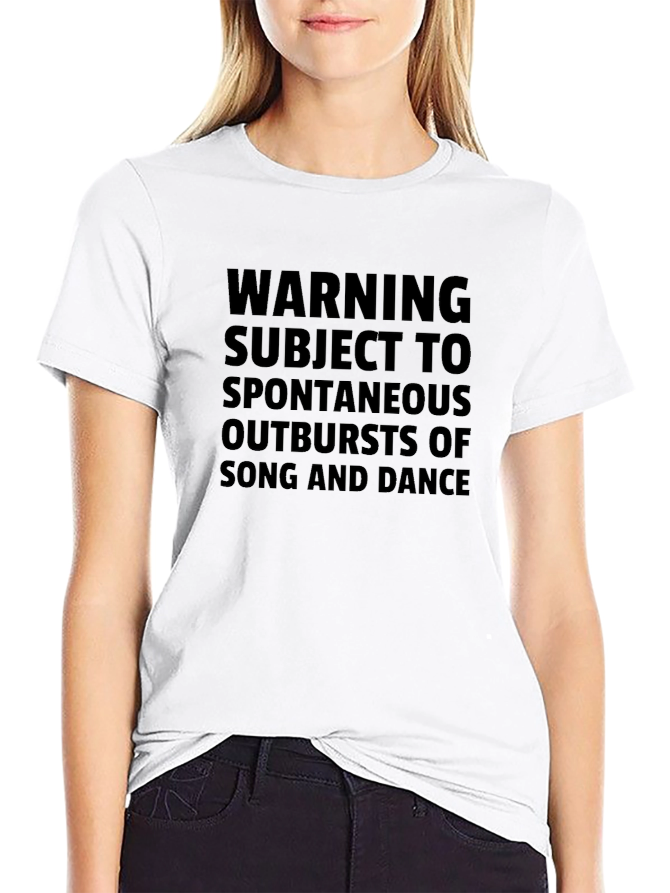 Warning Spontaneous Outbursts Song & Dance T-Shirt