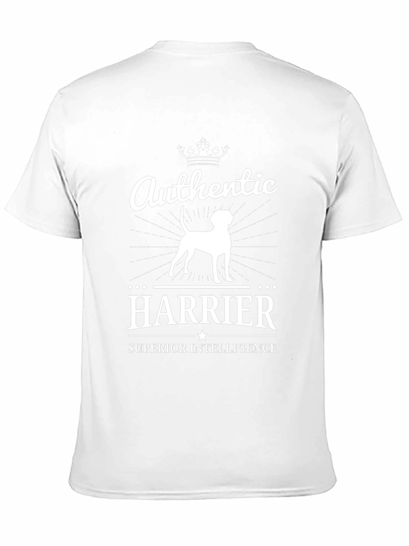 Authentic Harrier Dog T-Shirt - Superior Intelligence