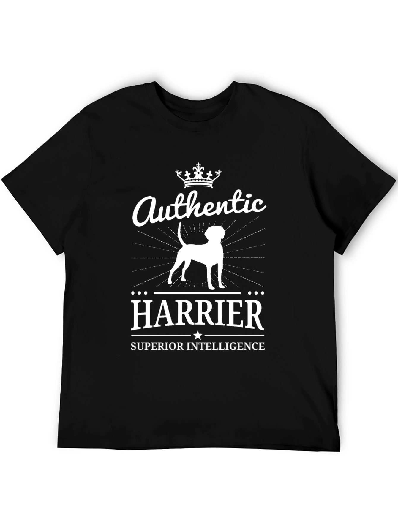 Authentic Harrier Dog T-Shirt - Superior Intelligence