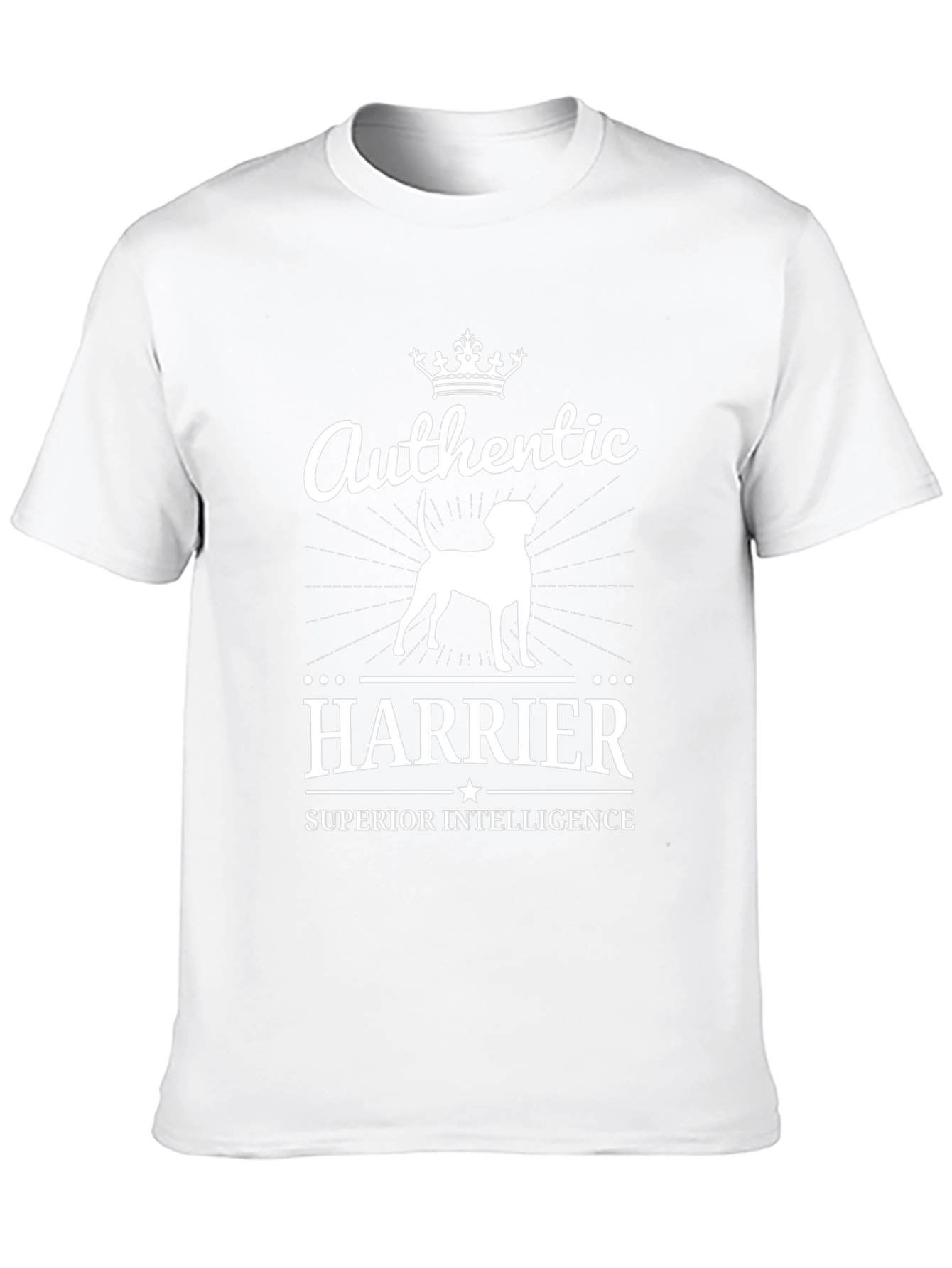 Authentic Harrier Dog T-Shirt - Superior Intelligence