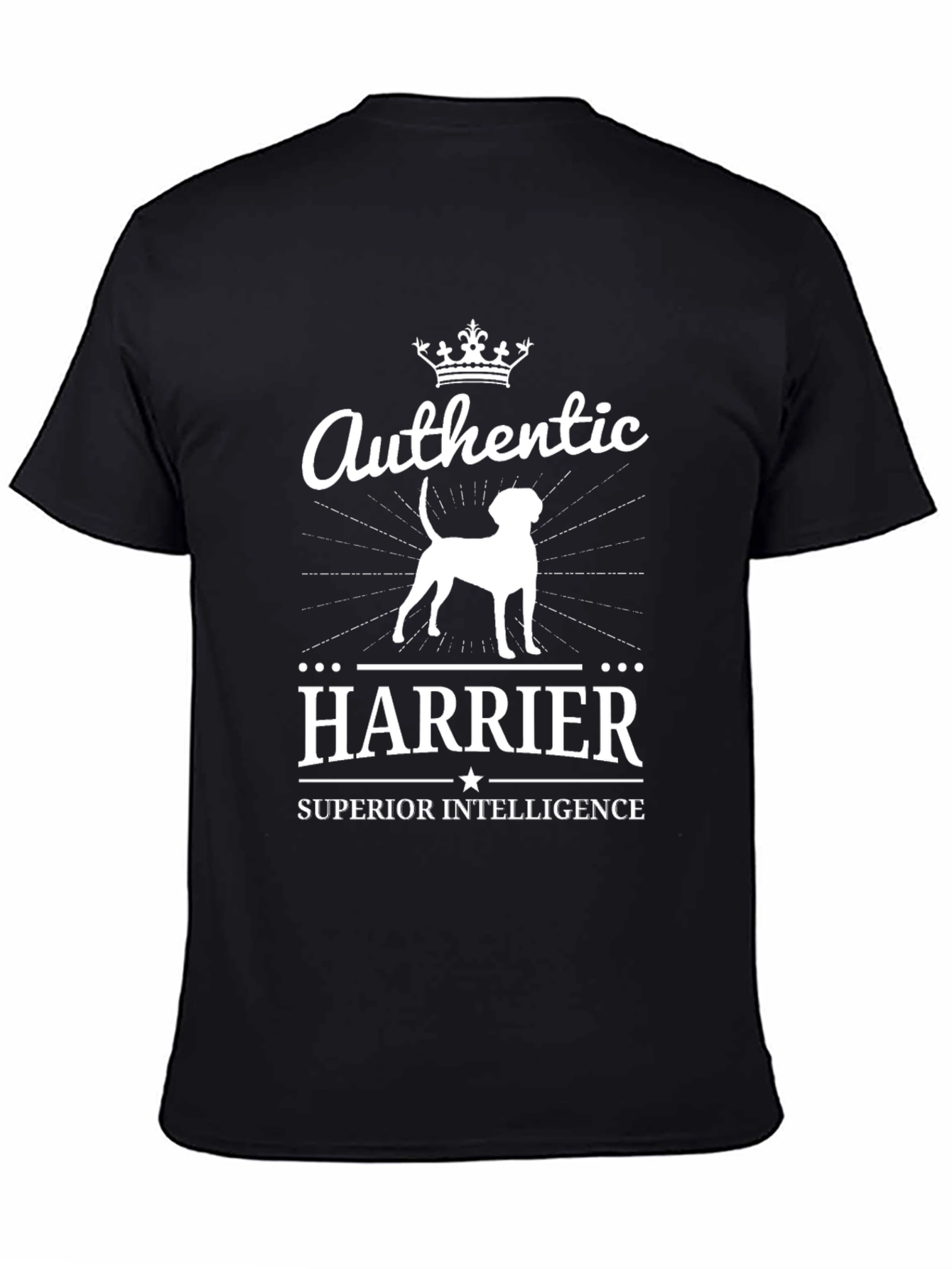 Authentic Harrier Dog T-Shirt - Superior Intelligence