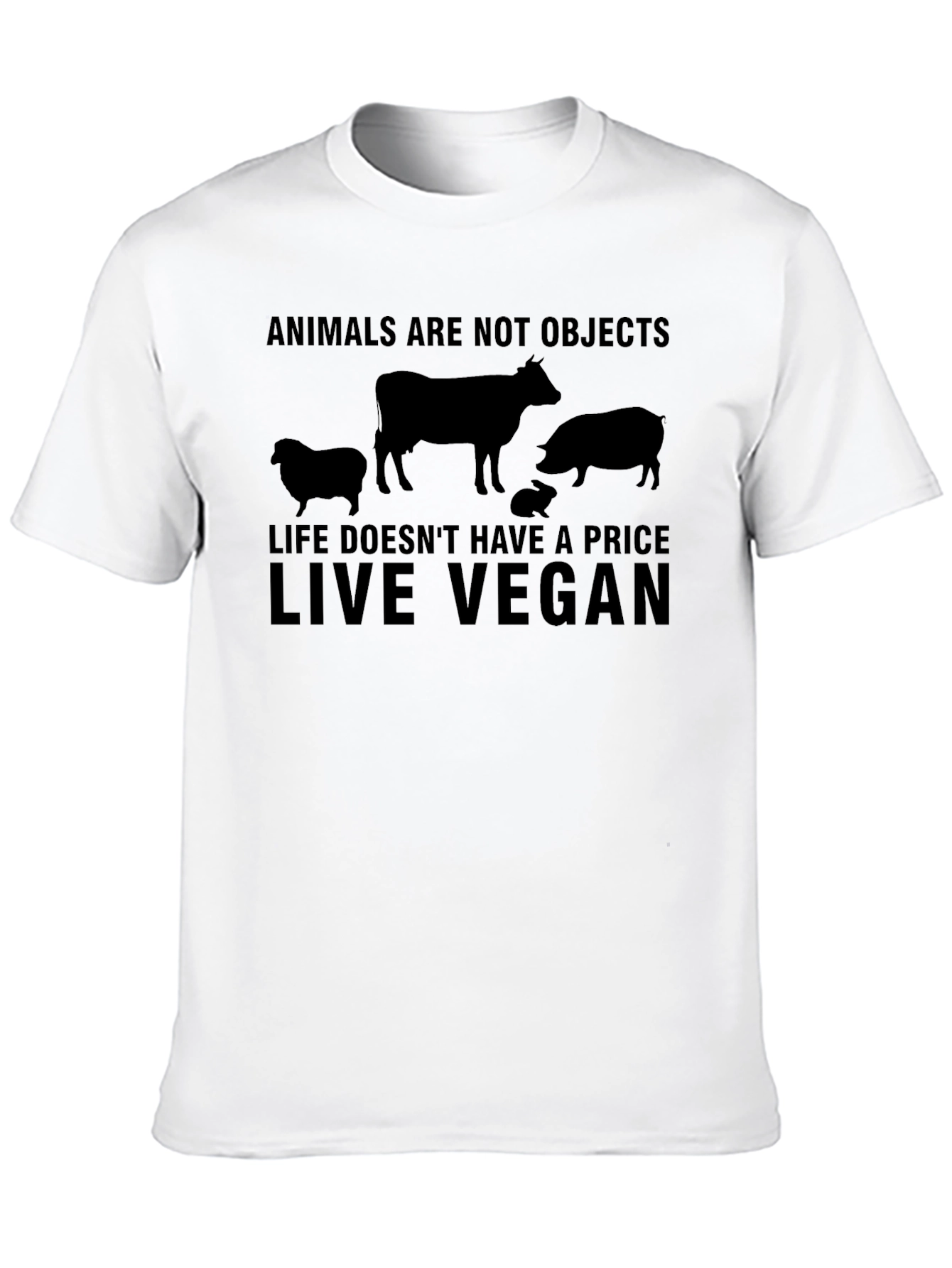 Vegan Life T-Shirt - Animals Are Not Objects