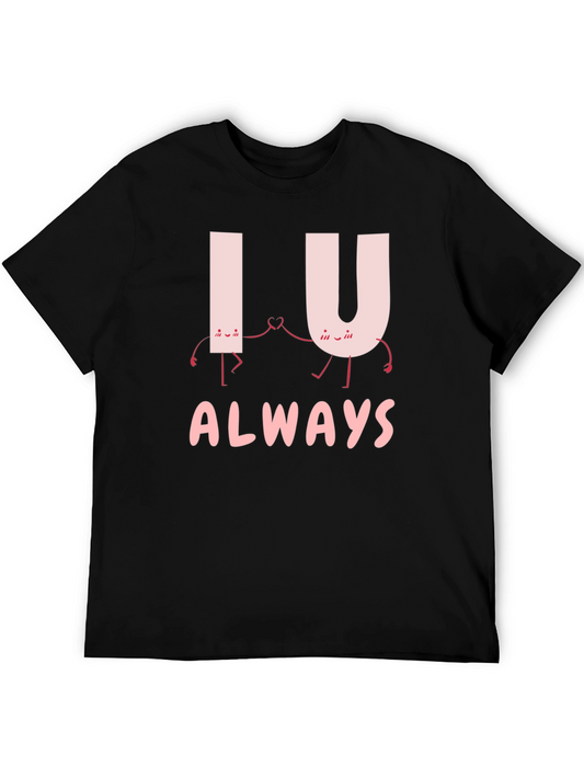 I U Always Graphic Tee - Black