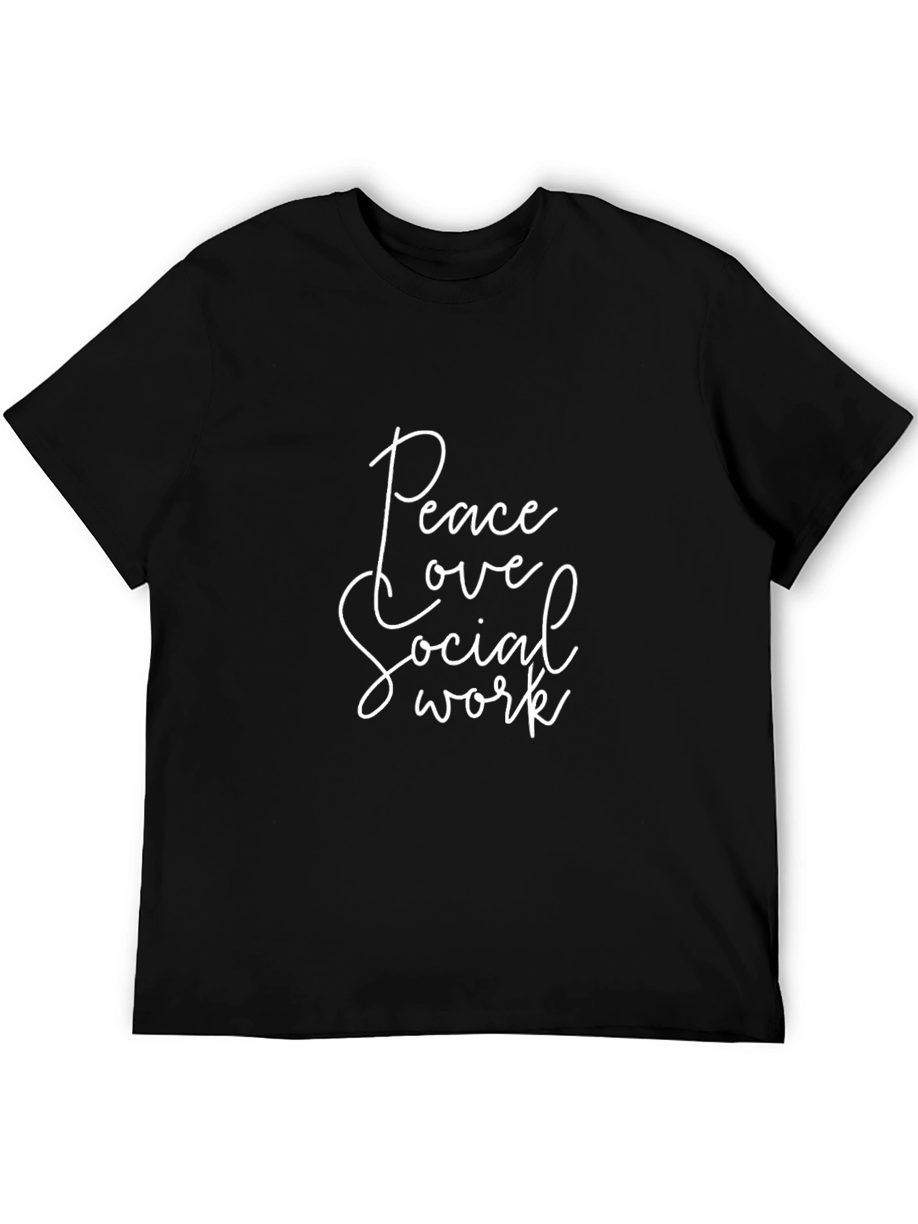 Peace Love Social Work T-Shirt