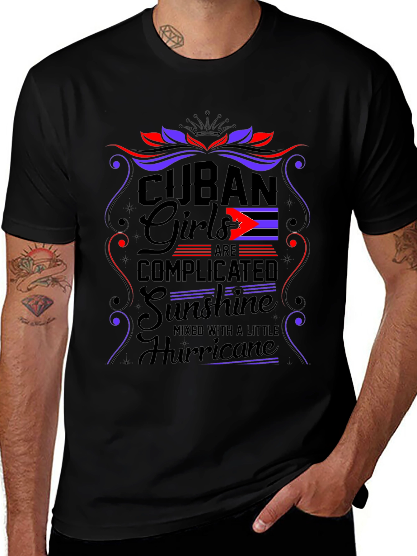 Cuban Girls Complicated Mens T-Shirt