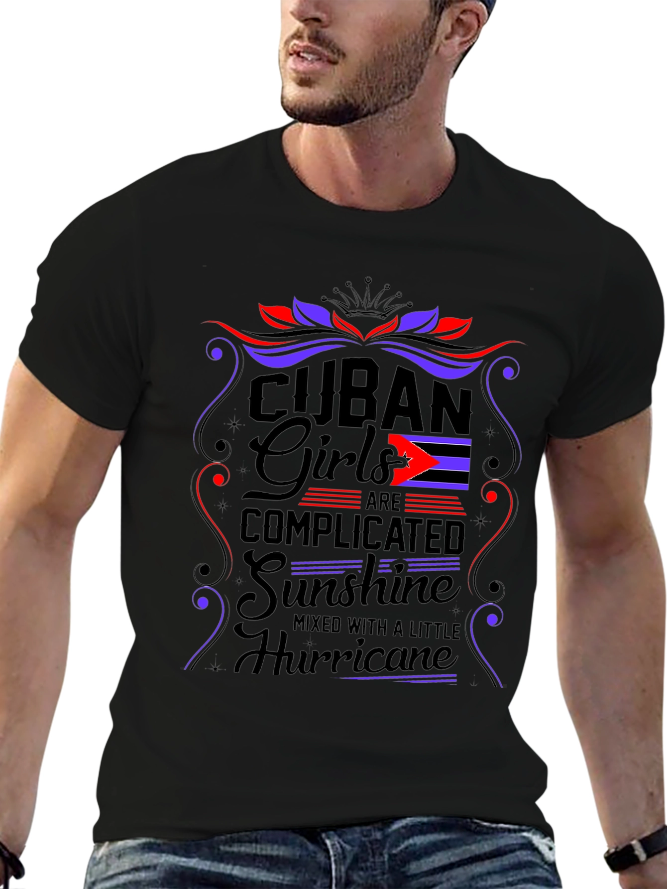 Cuban Girls Complicated Mens T-Shirt