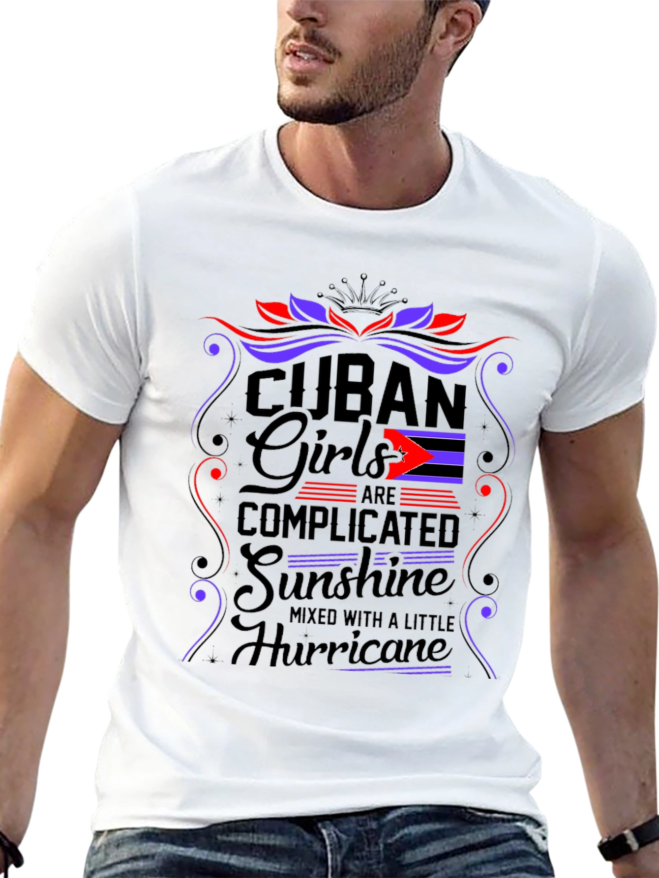 Cuban Girls Complicated Mens T-Shirt