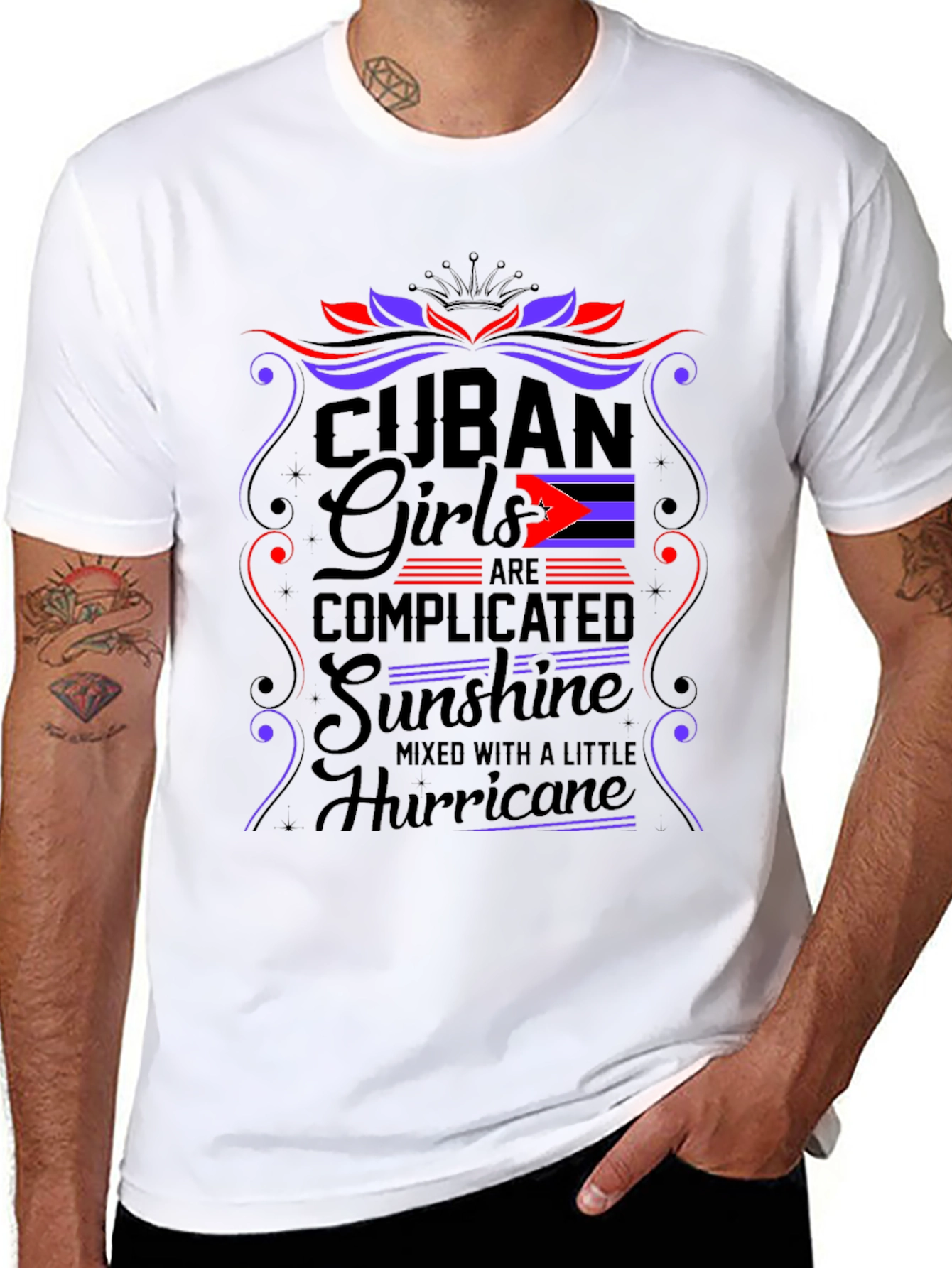 Cuban Girls Complicated Mens T-Shirt
