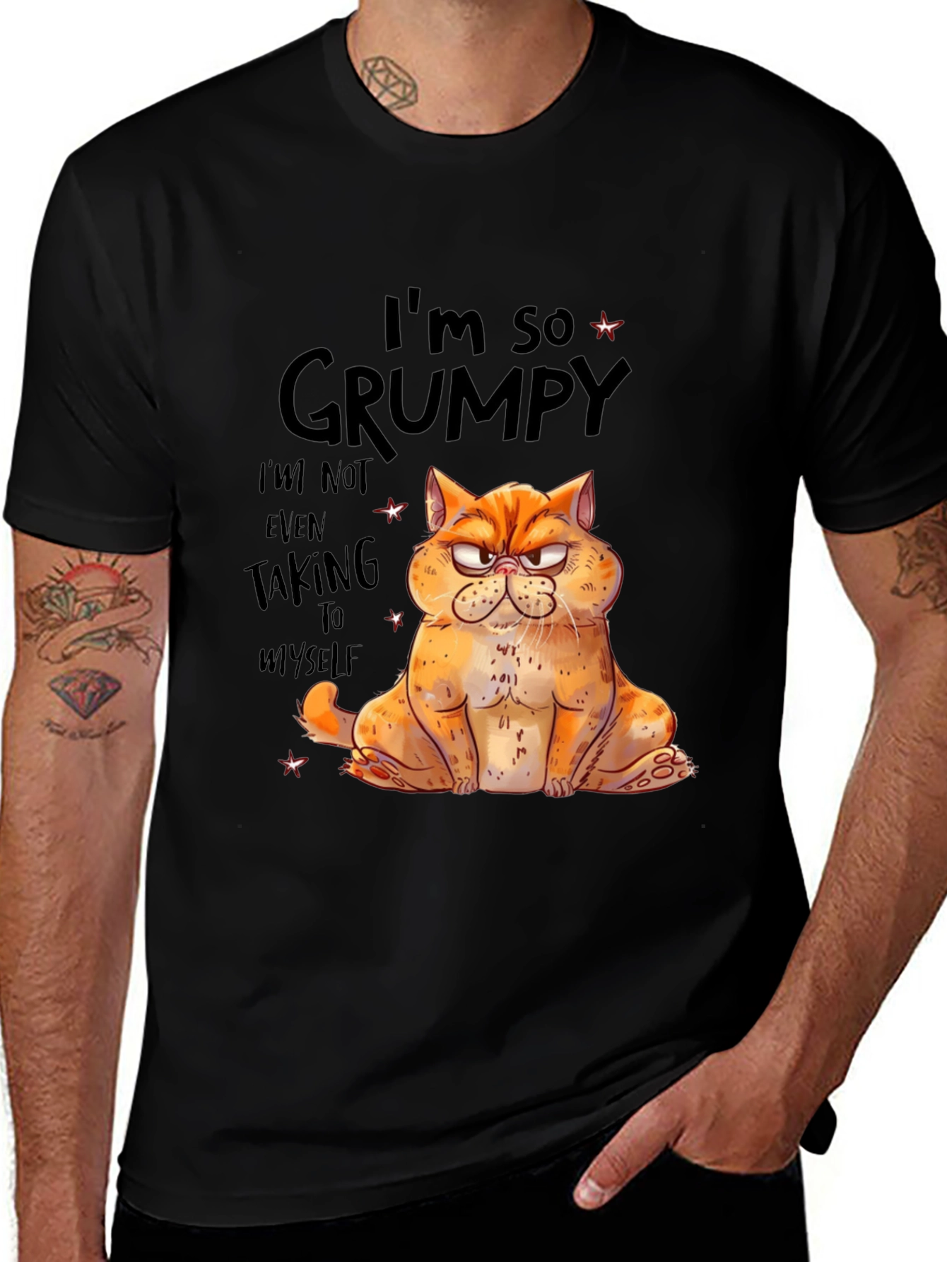 Grumpy Cat T-Shirt - Im so Grumpy Graphic Tee