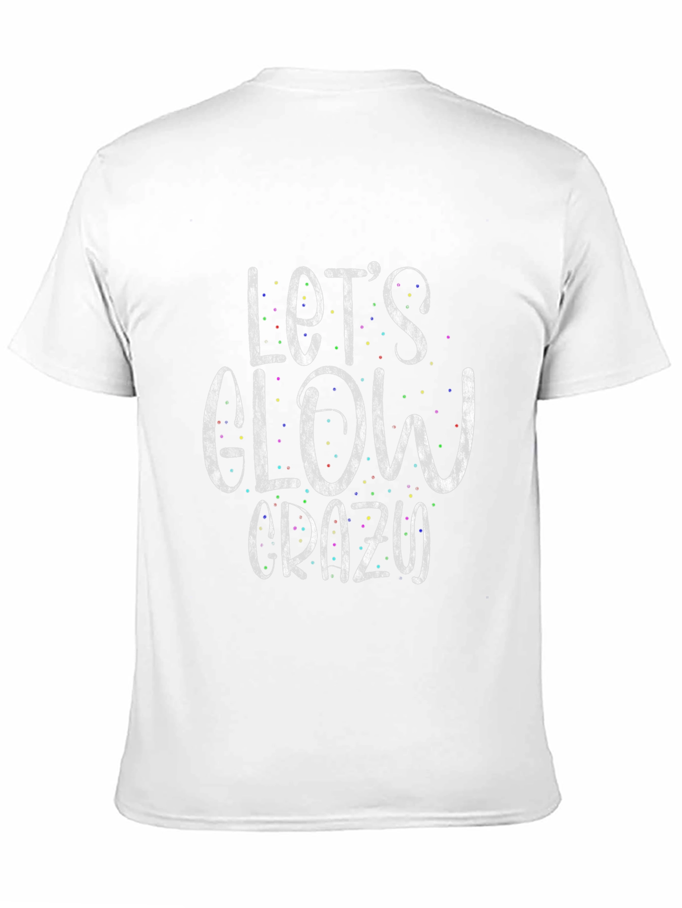 Lets Glow Crazy Black Tee