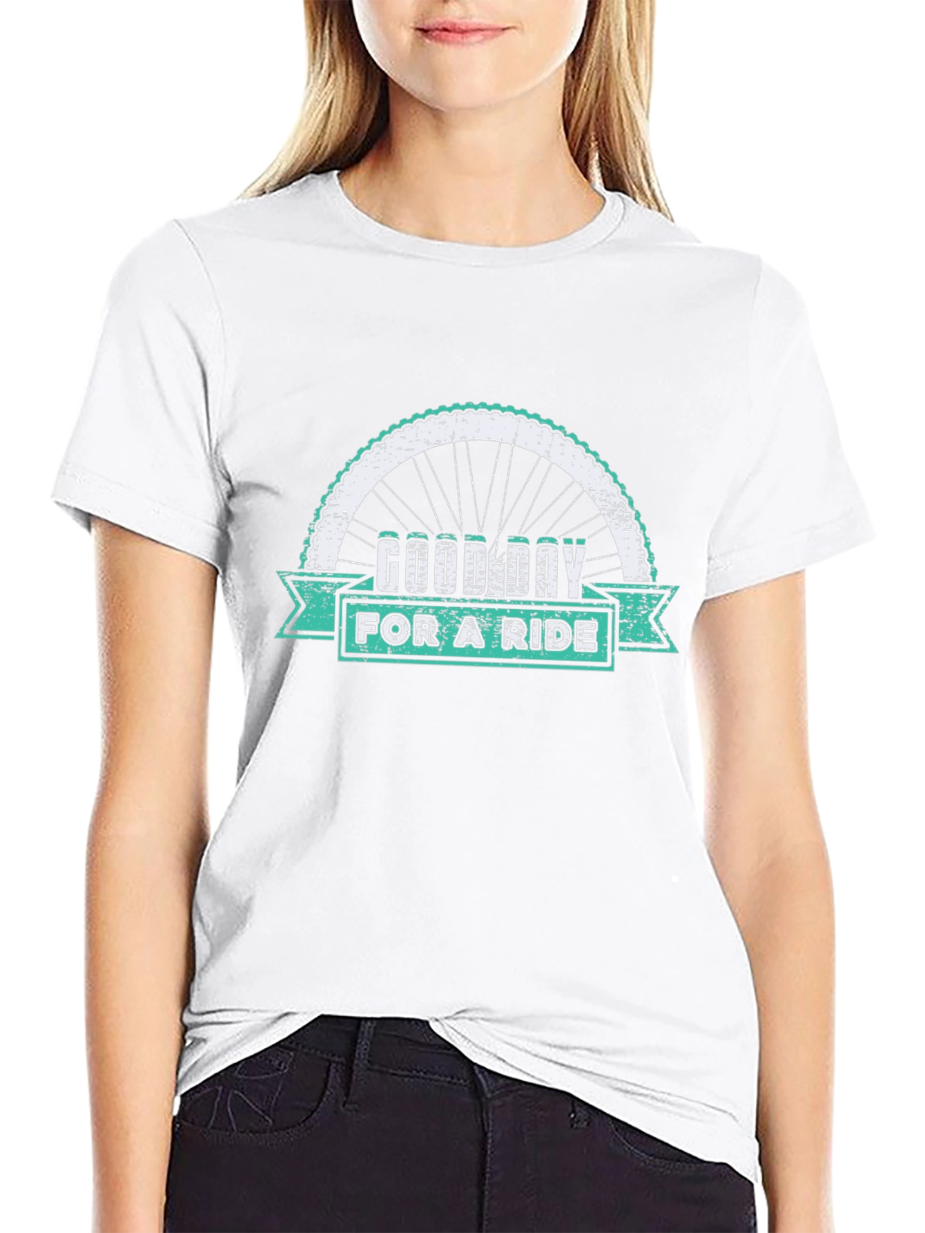 Good Day for a Ride Black T-Shirt