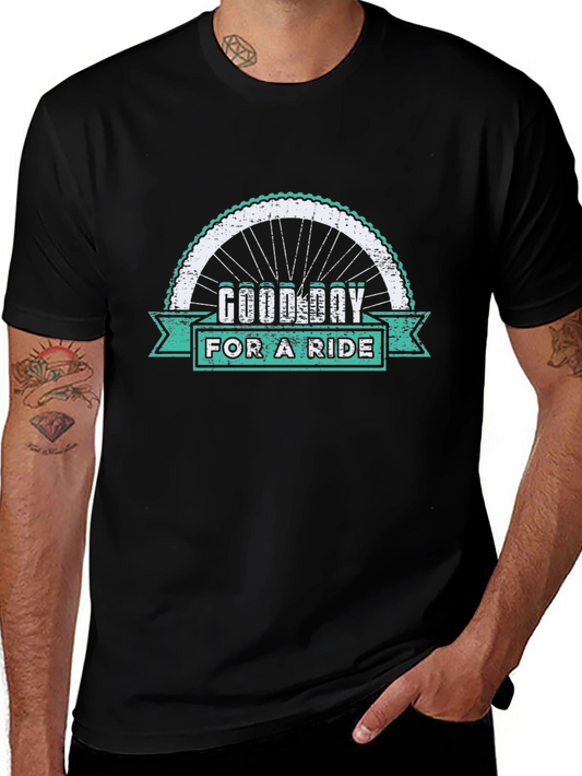 Good Day for a Ride Black T-Shirt