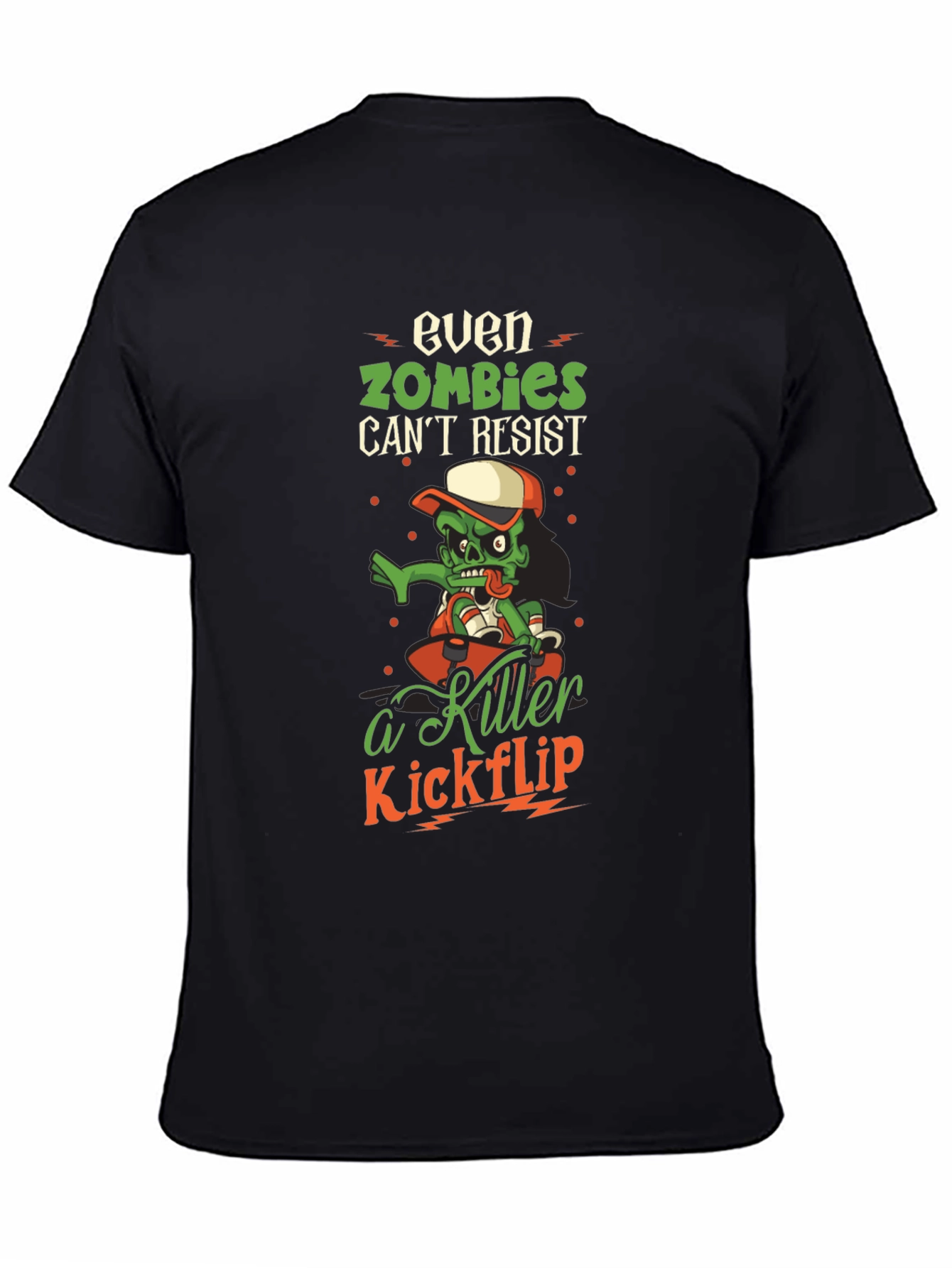 Zombie Skateboard Graphic T-Shirt - Killer Kickflip Tee