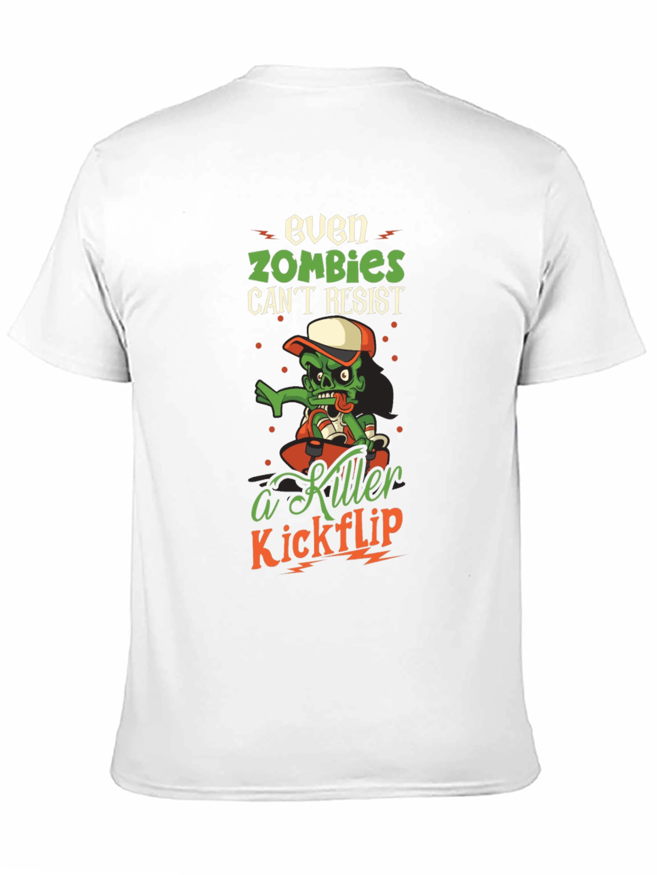 Zombie Skateboard Graphic T-Shirt - Killer Kickflip Tee