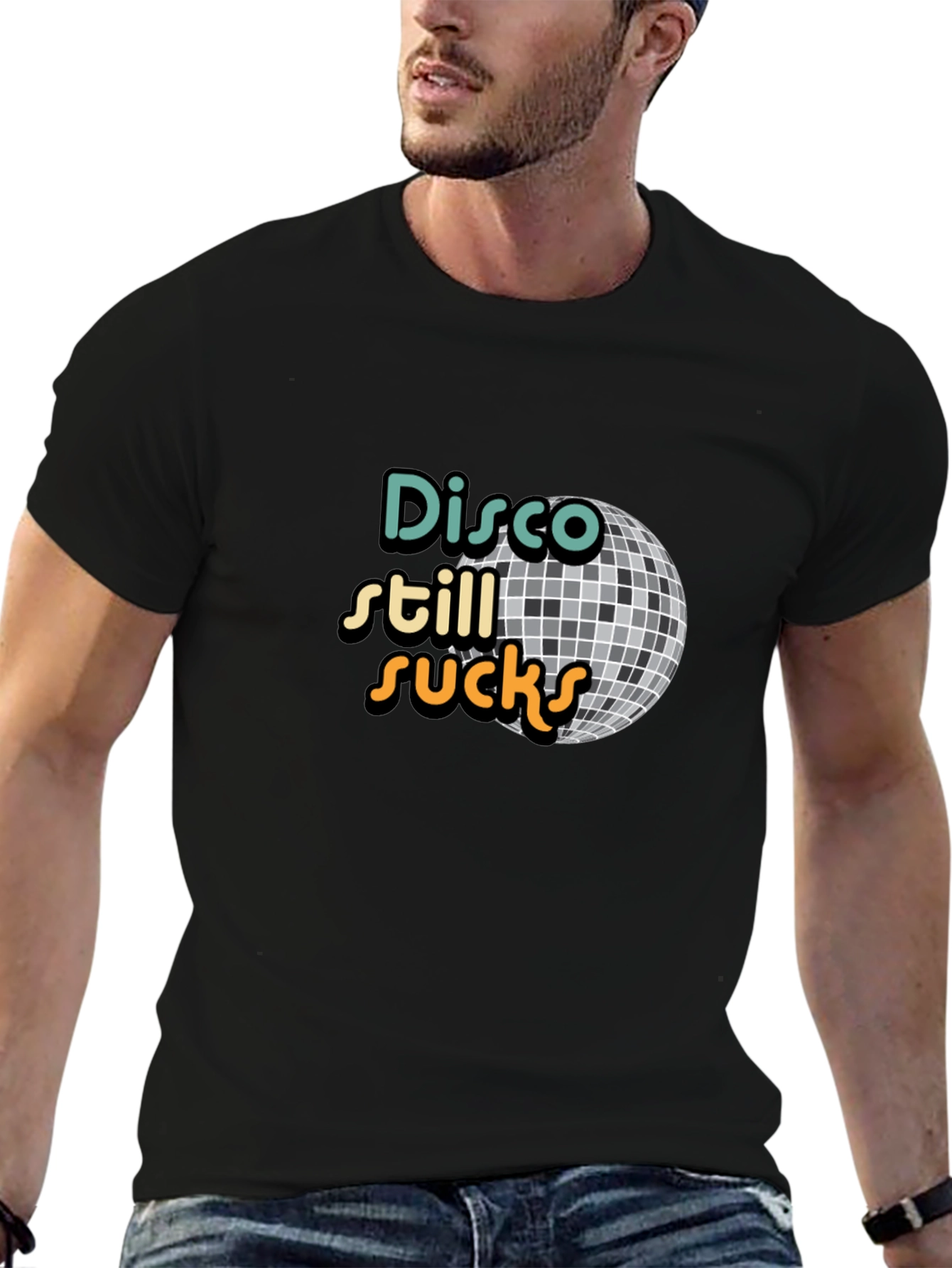 Disco Still Sucks T-Shirt Black