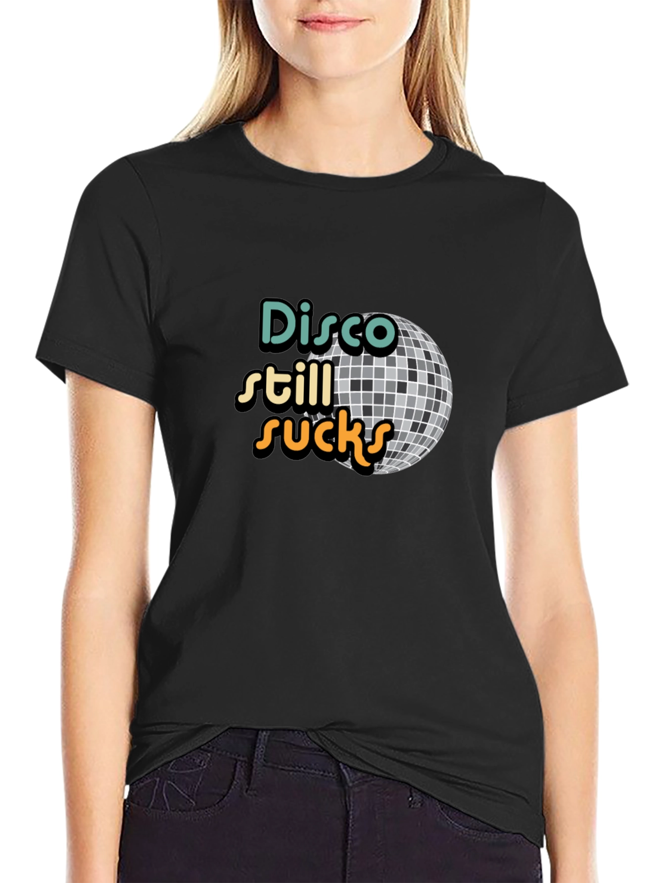 Disco Still Sucks T-Shirt Black