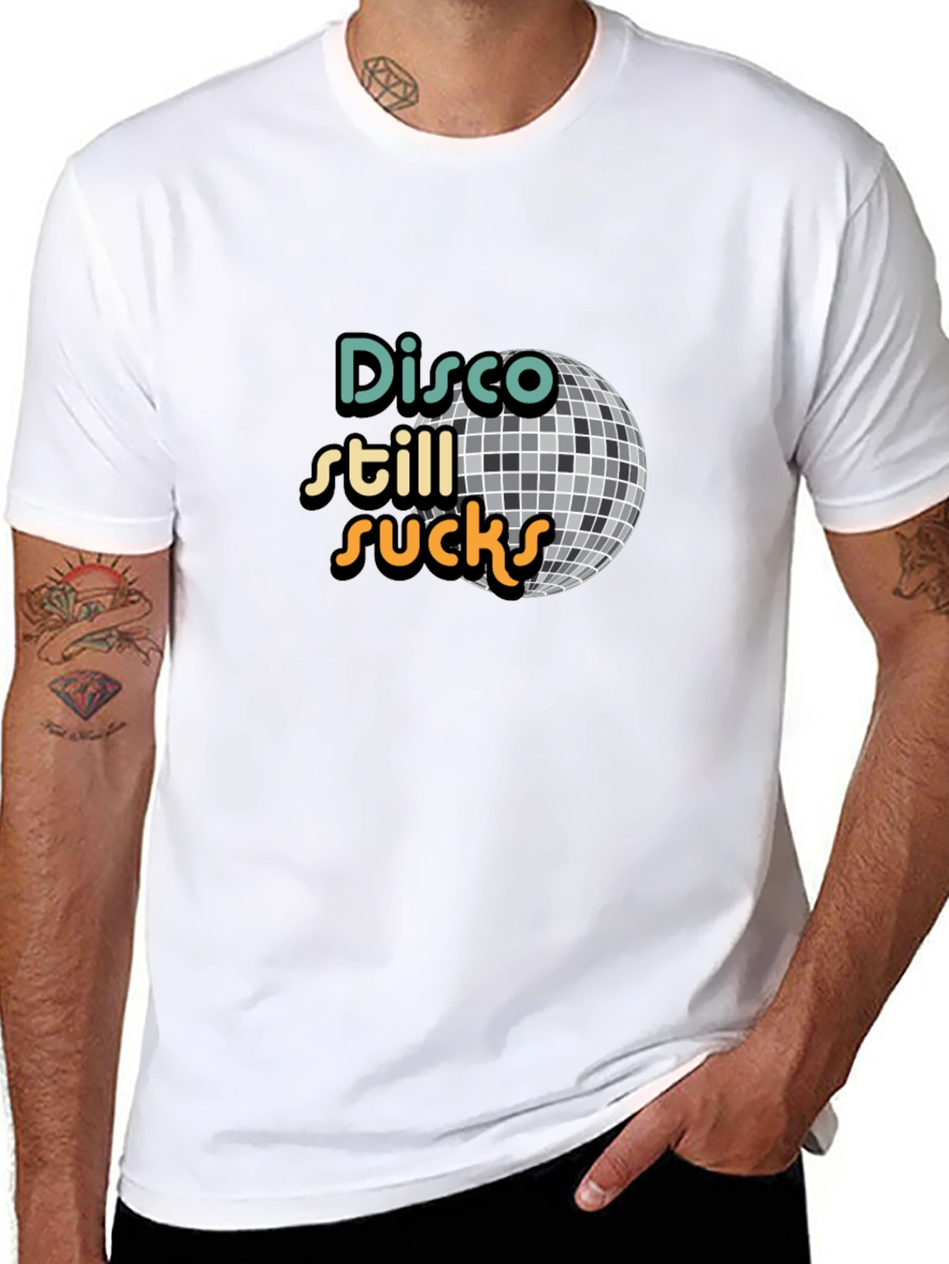 Disco Still Sucks T-Shirt Black