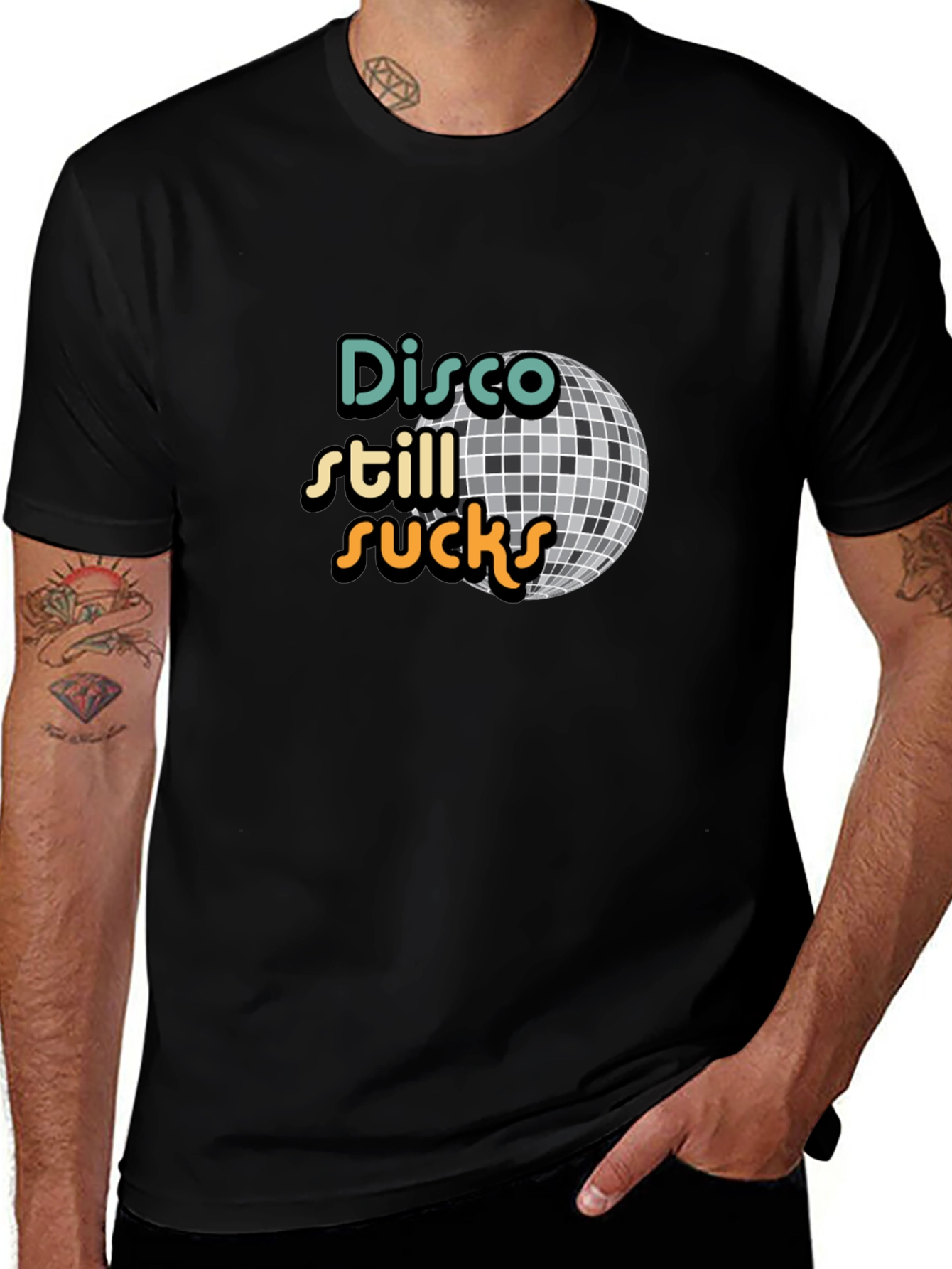 Disco Still Sucks T-Shirt Black