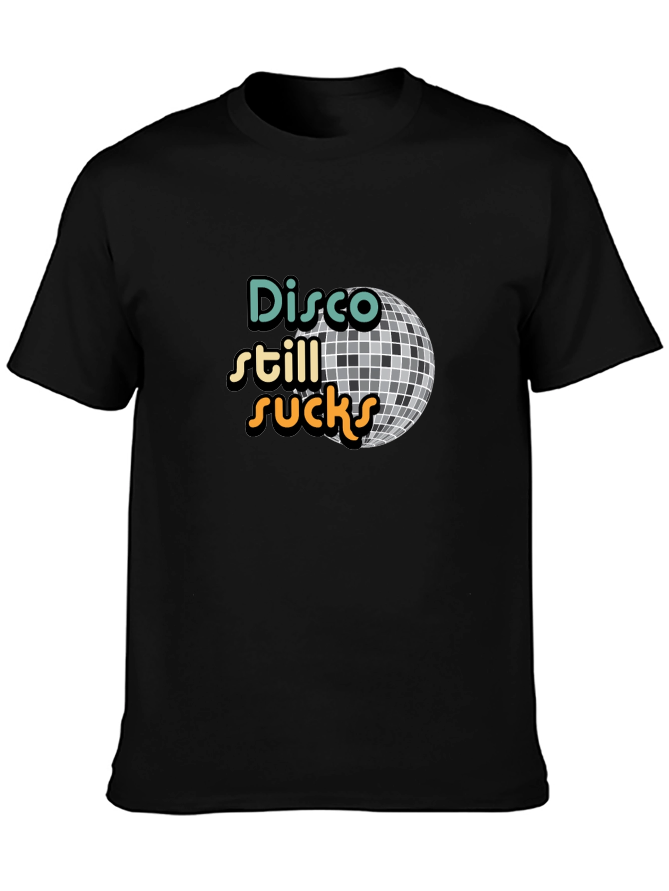 Disco Still Sucks T-Shirt Black