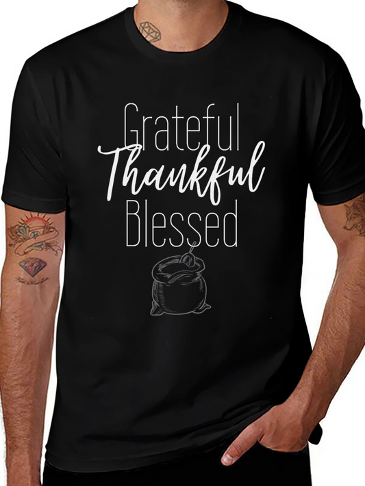 Grateful Thankful Blessed T-Shirt