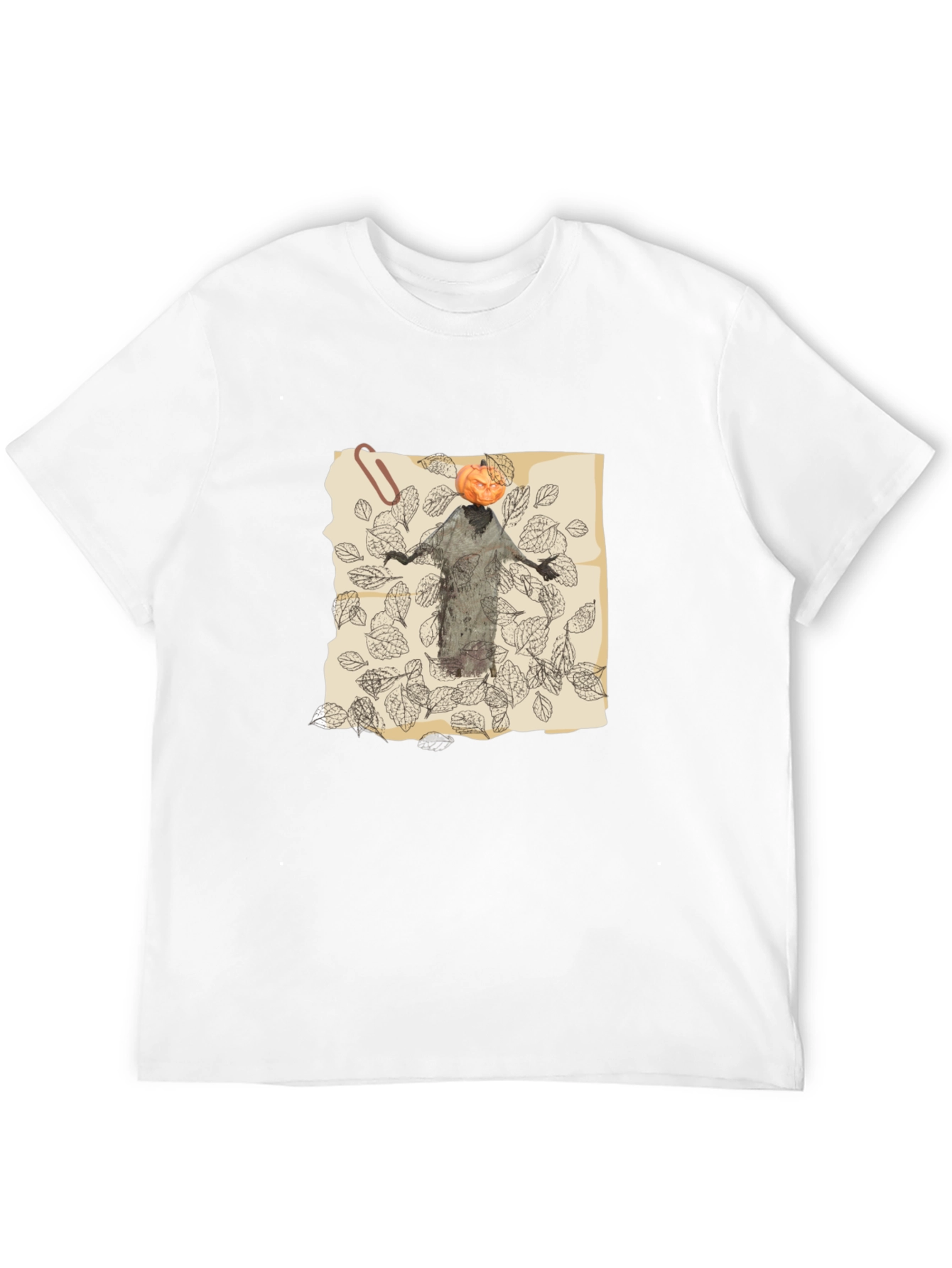 Pumpkin Head Scarecrow T-Shirt - Halloween Style
