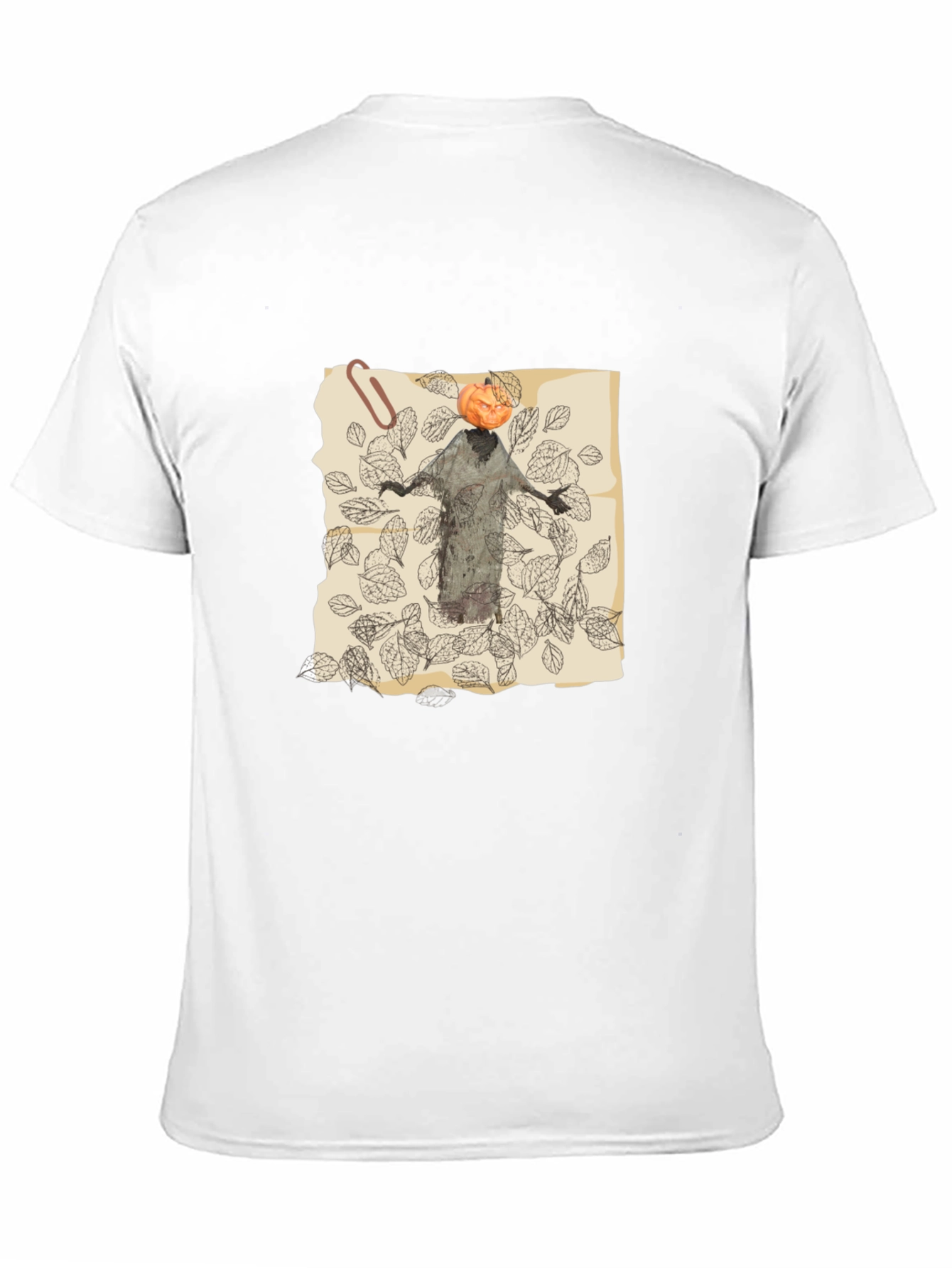 Pumpkin Head Scarecrow T-Shirt - Halloween Style