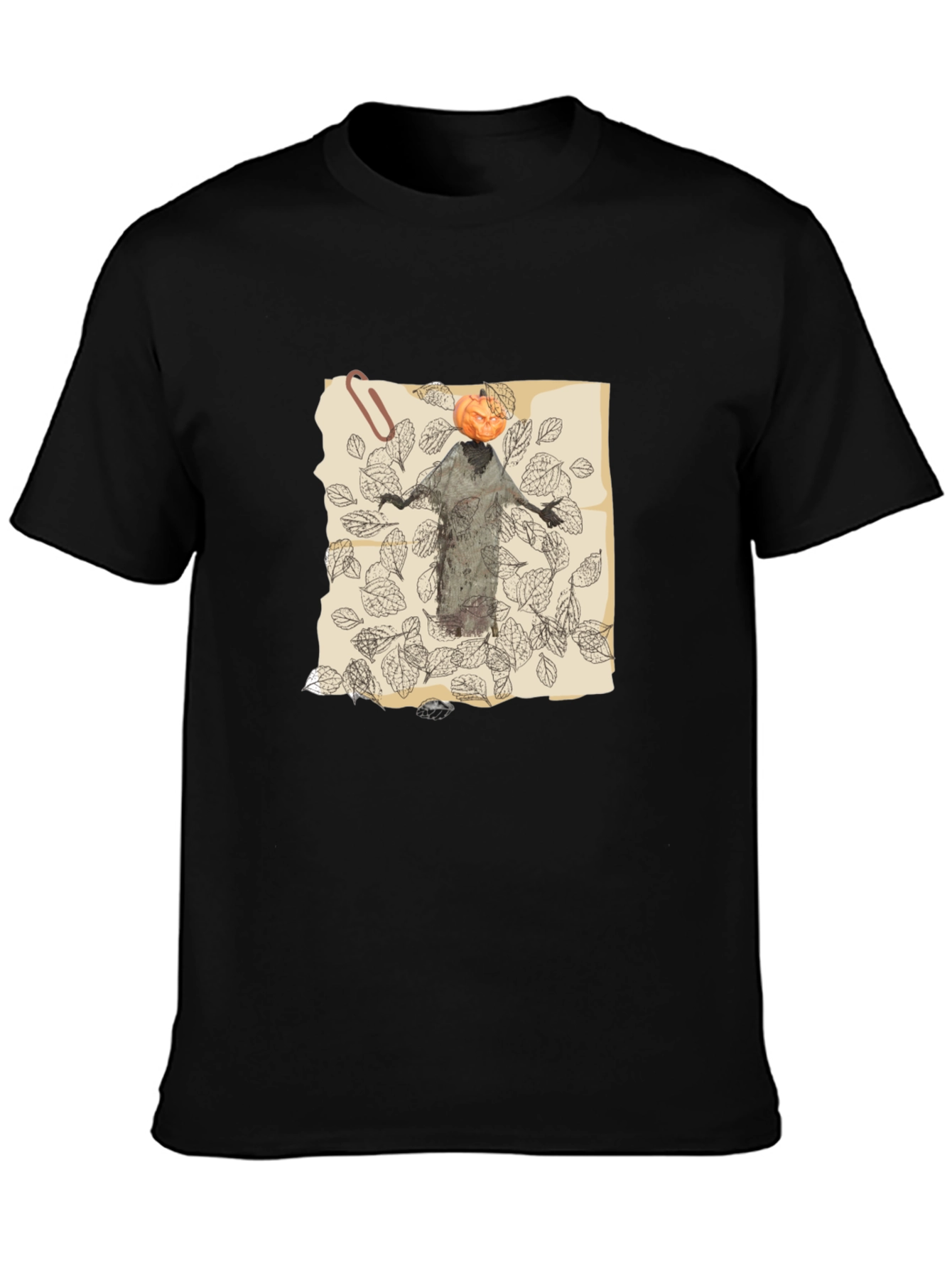 Pumpkin Head Scarecrow T-Shirt - Halloween Style