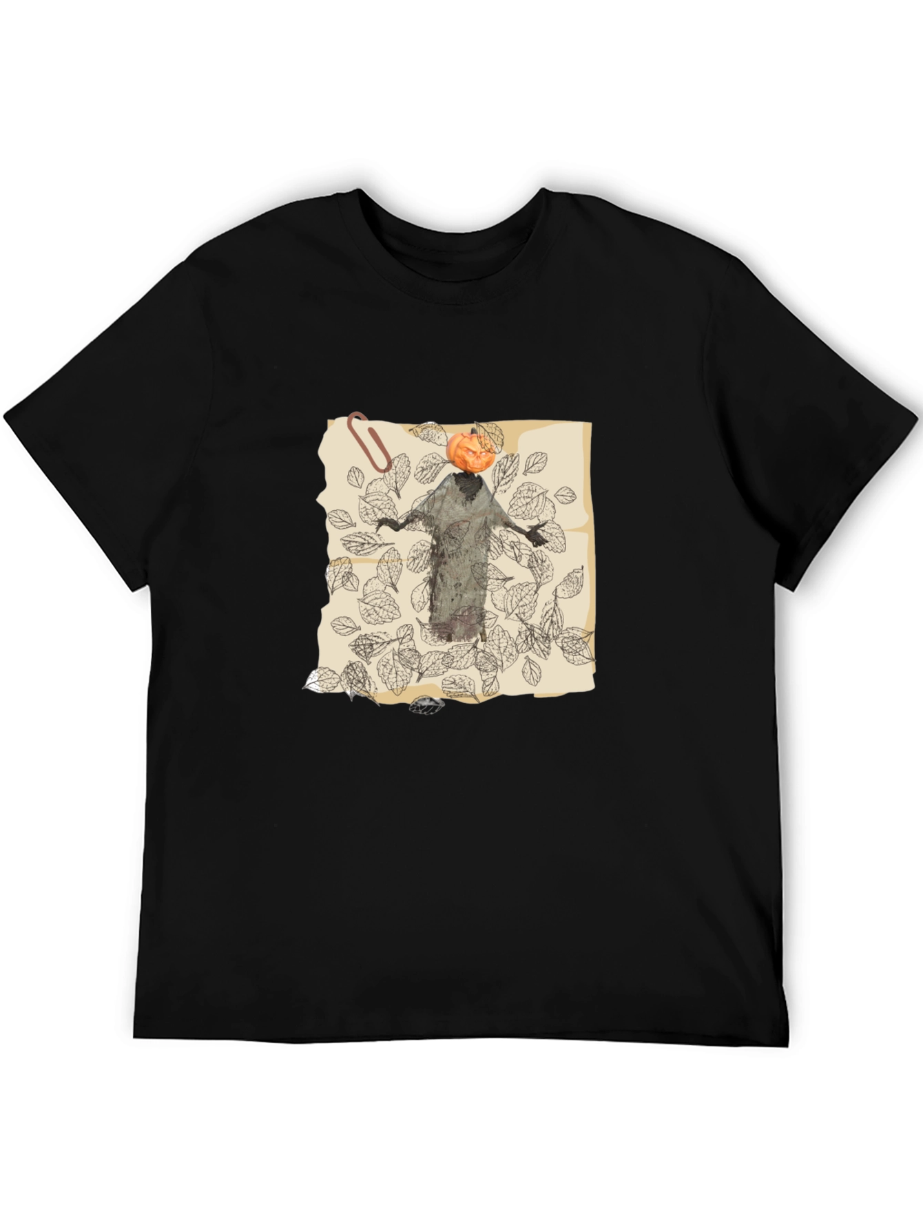Pumpkin Head Scarecrow T-Shirt - Halloween Style