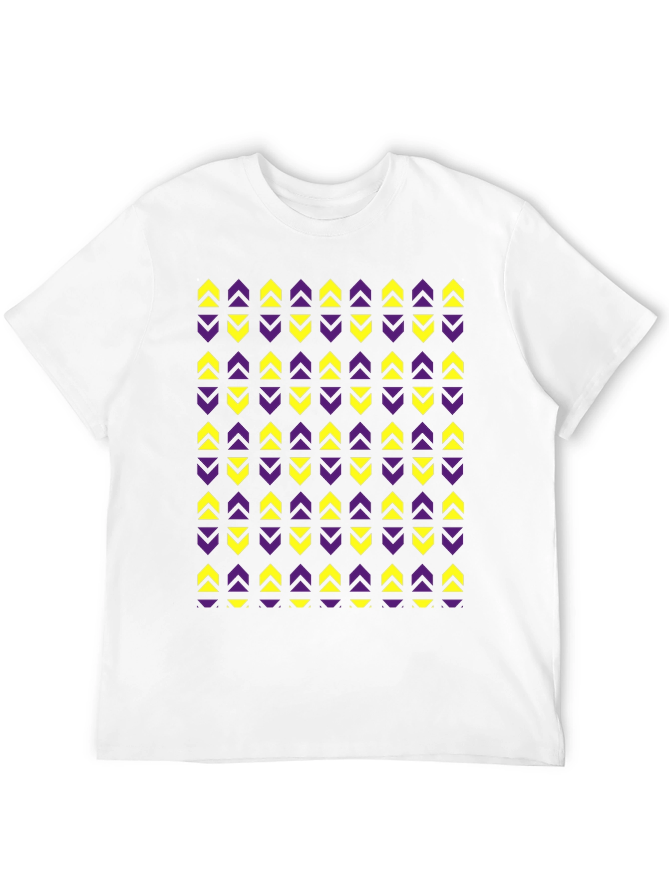 Modern Pattern Black T-Shirt