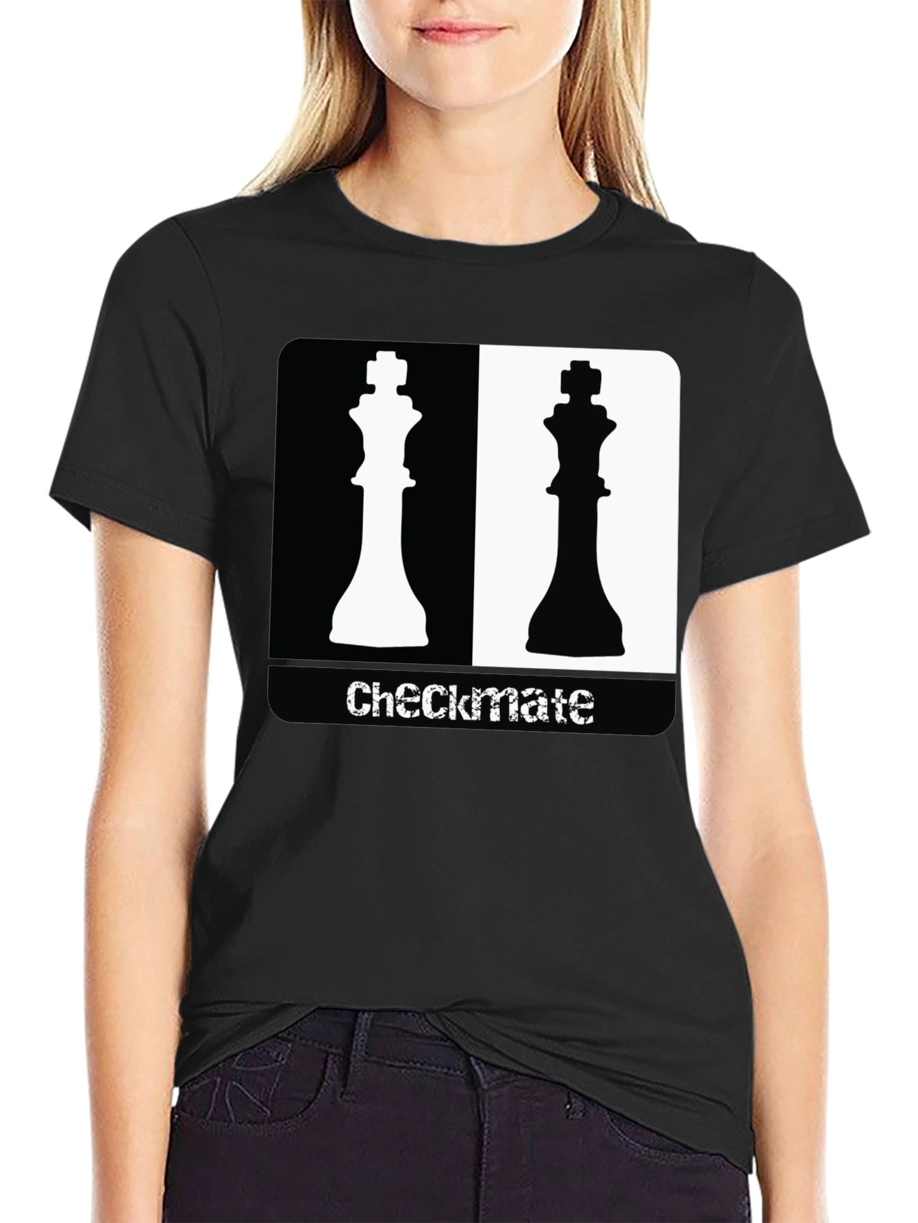 Checkmate Chess King Graphic T-Shirt